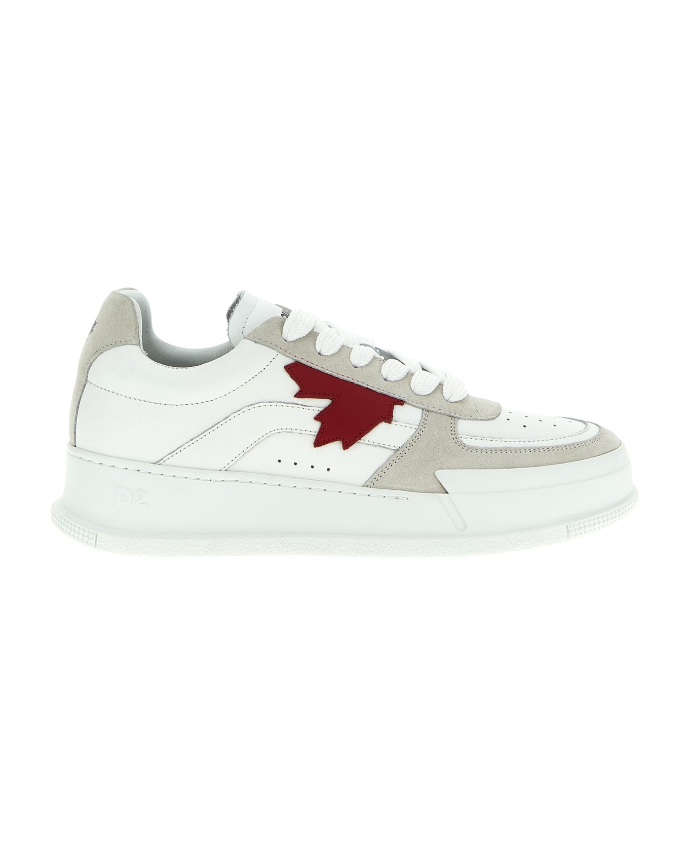 Dsquared2 Canadian Leather Sneakers - White