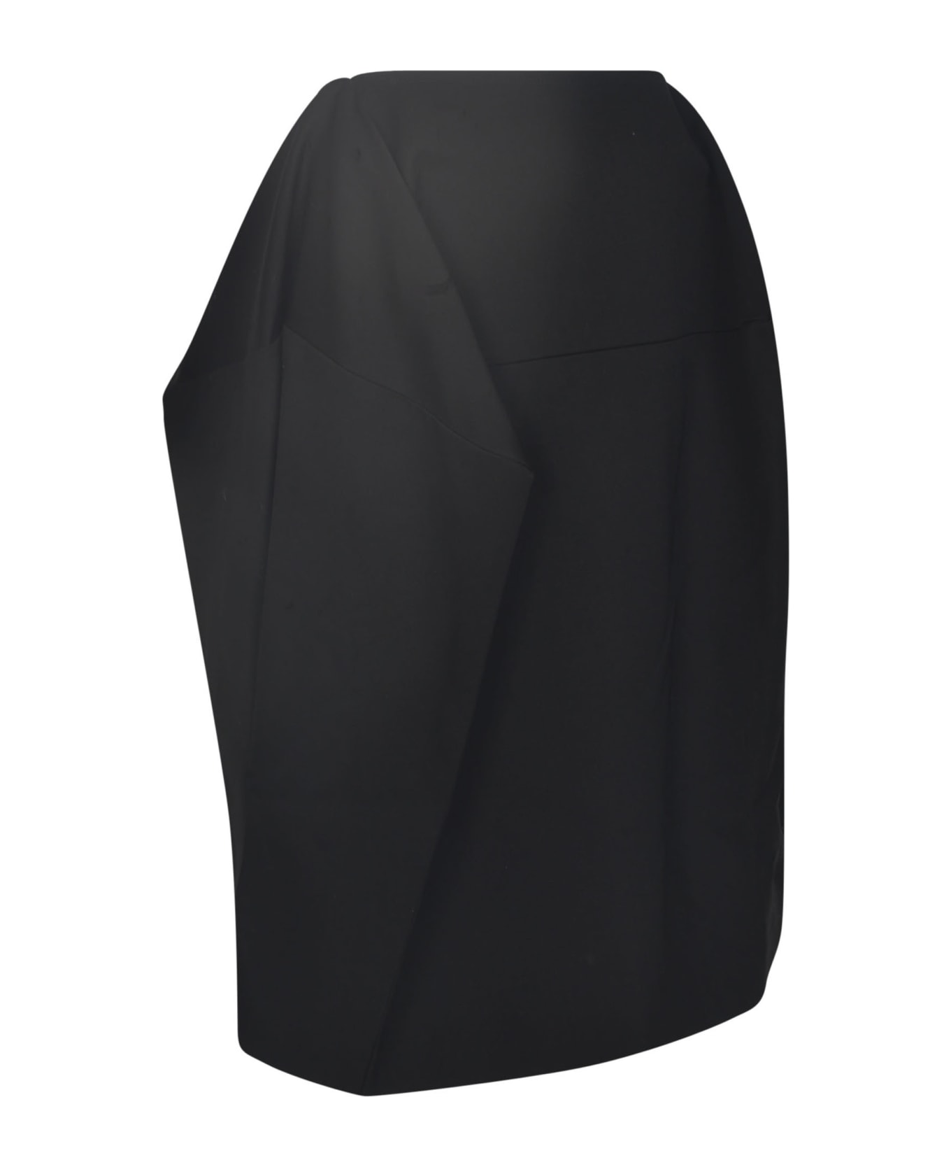 Comme des Garçons Asymmetric Wide Skirt - Black