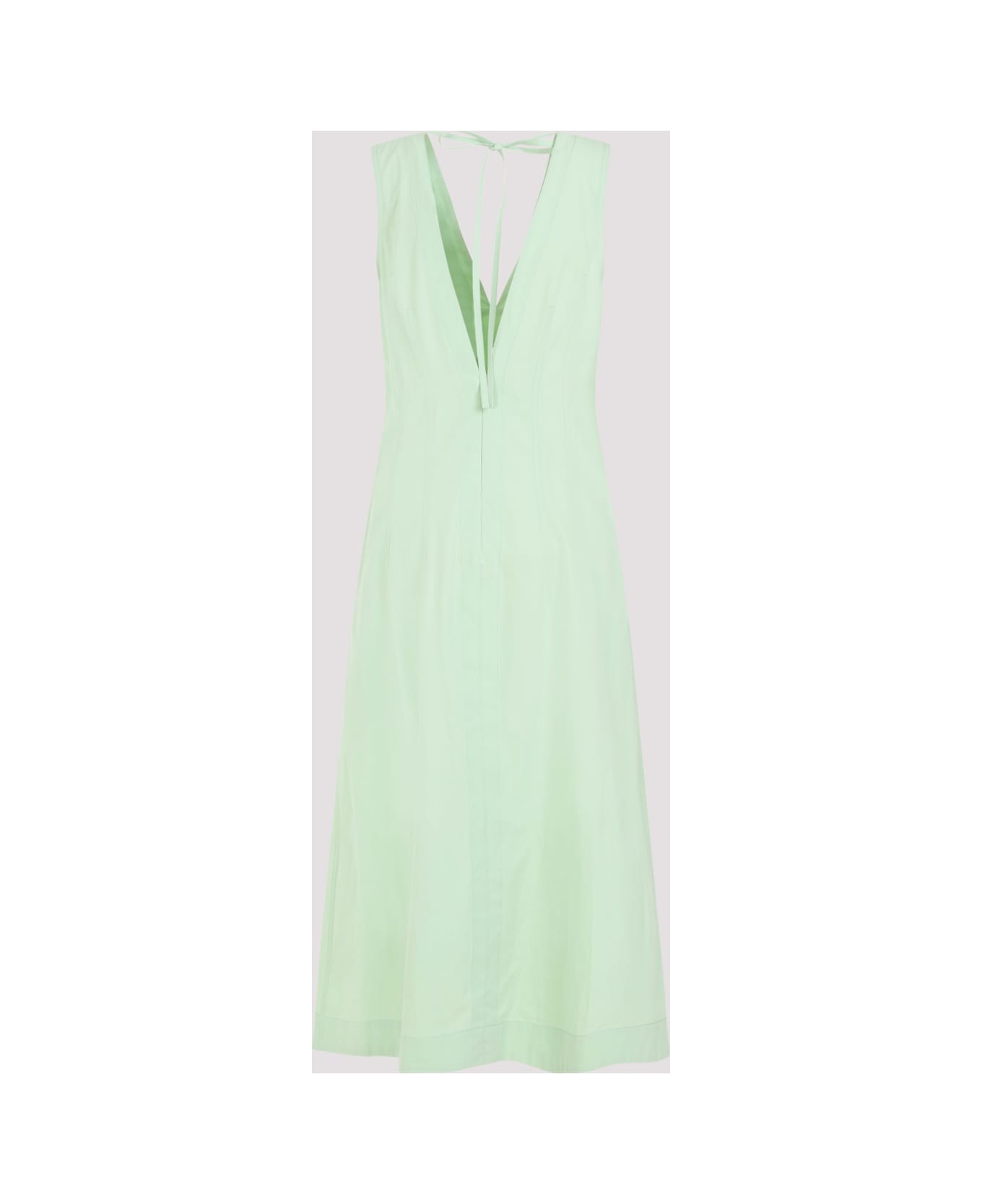 Bottega Veneta Compact Cotton Midi Dress - Fresh Mint
