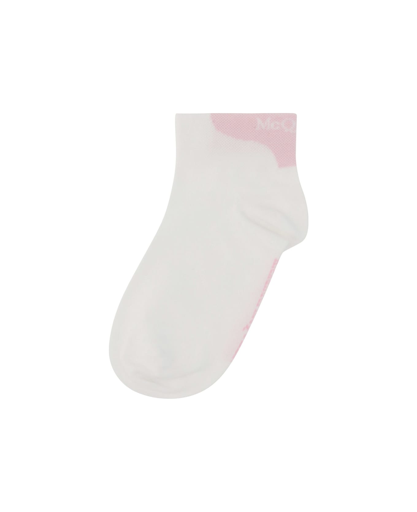 Alexander McQueen Socks - White/pink