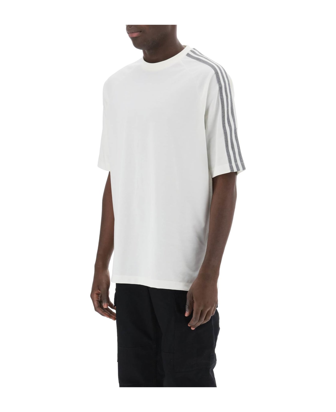 Y-3 '3 Stripes' T-shirt - Owhite