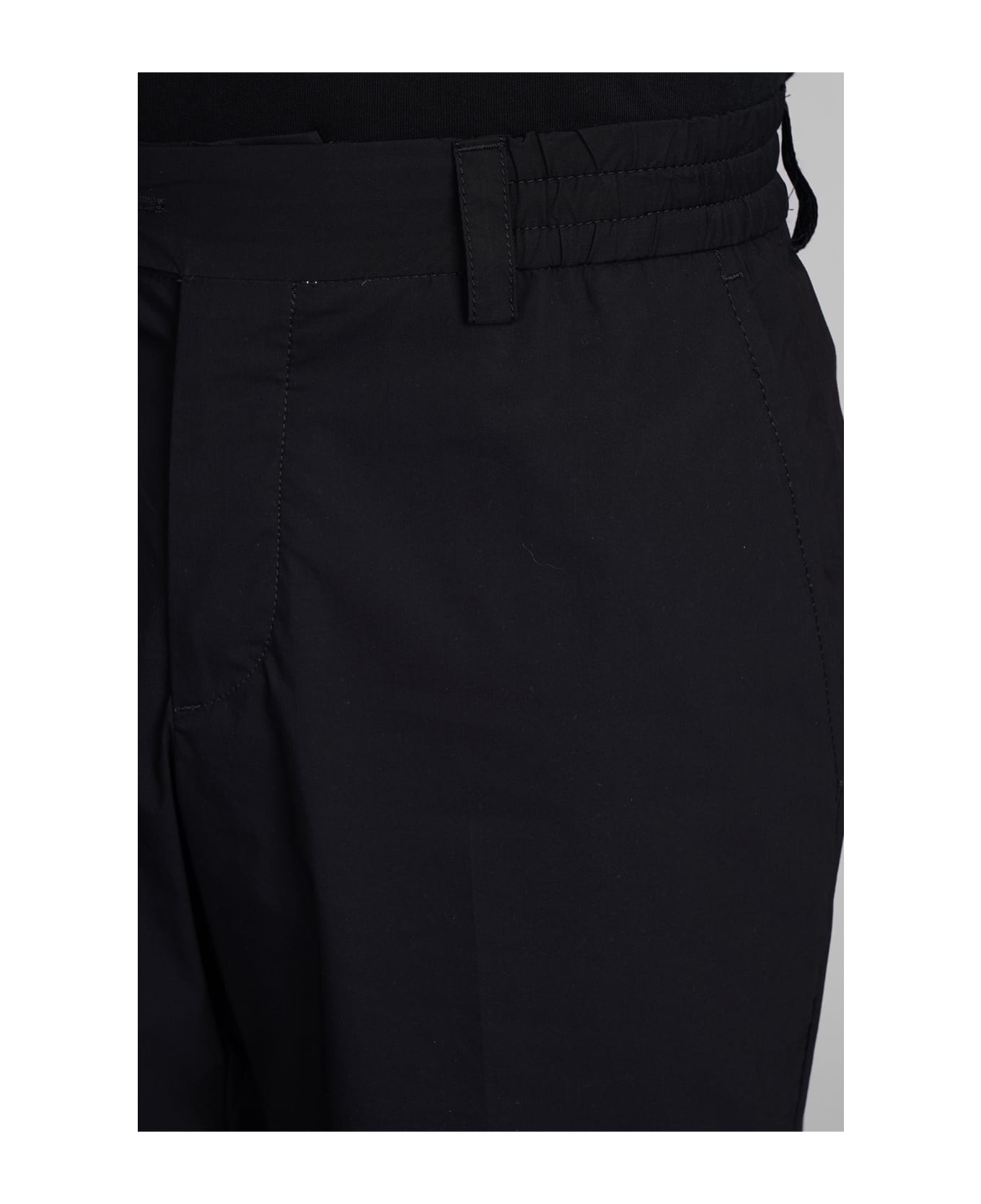 PT Torino Pants In Black Cotton - black ボトムス