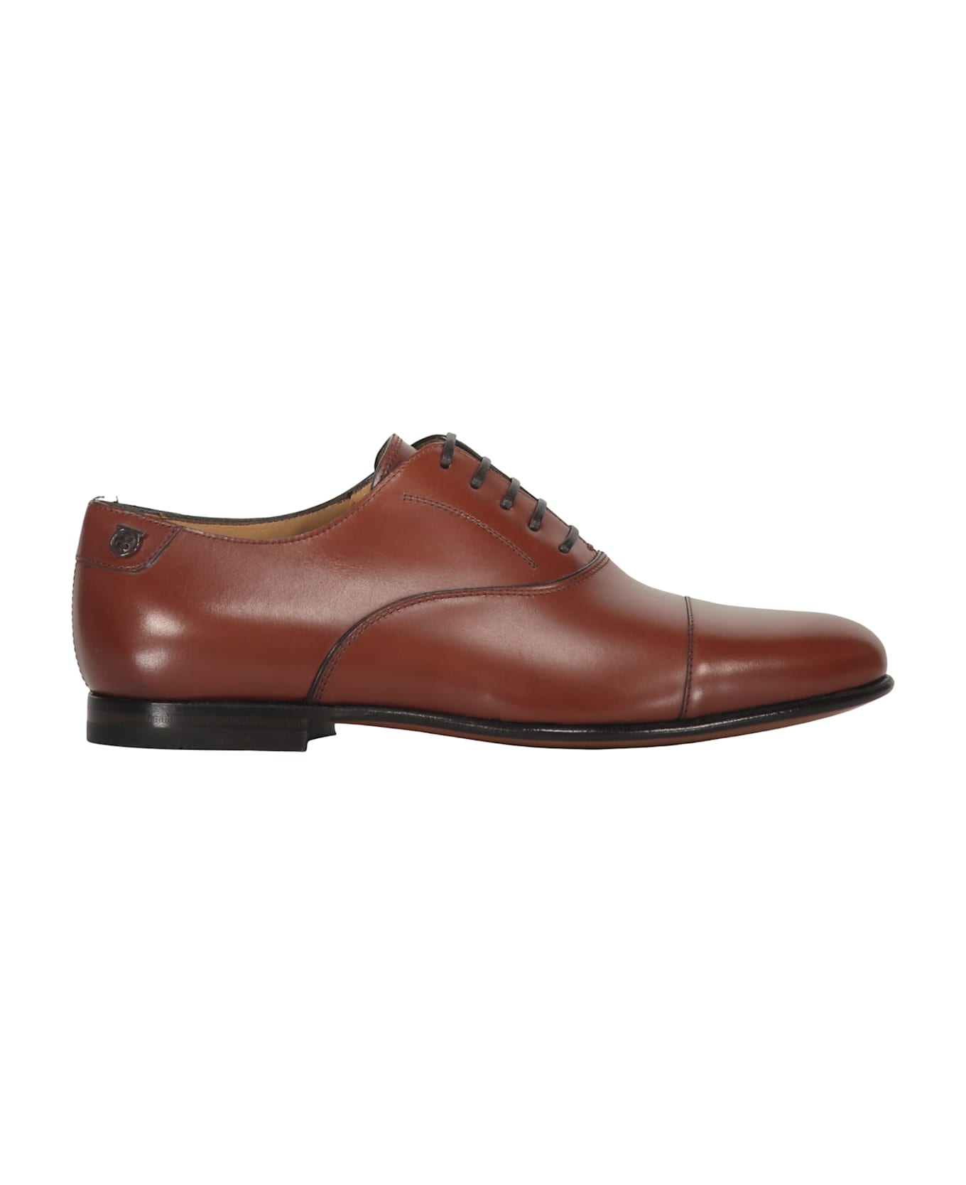 Ferragamo Leather Lace-up Shoes - brown