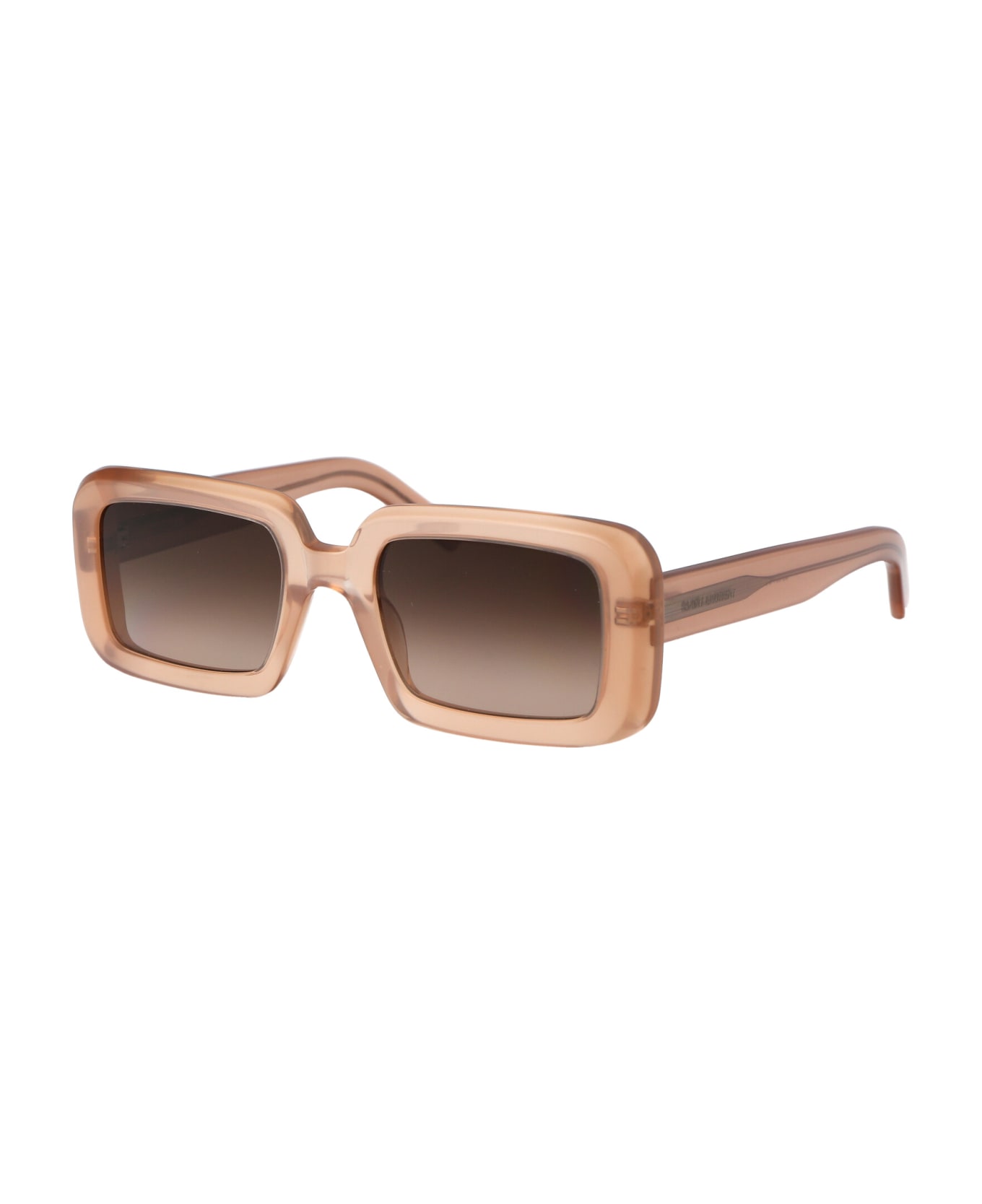 Saint Laurent Eyewear Sl 534 Sunrise Sunglasses - 014 ORANGE ORANGE BROWN