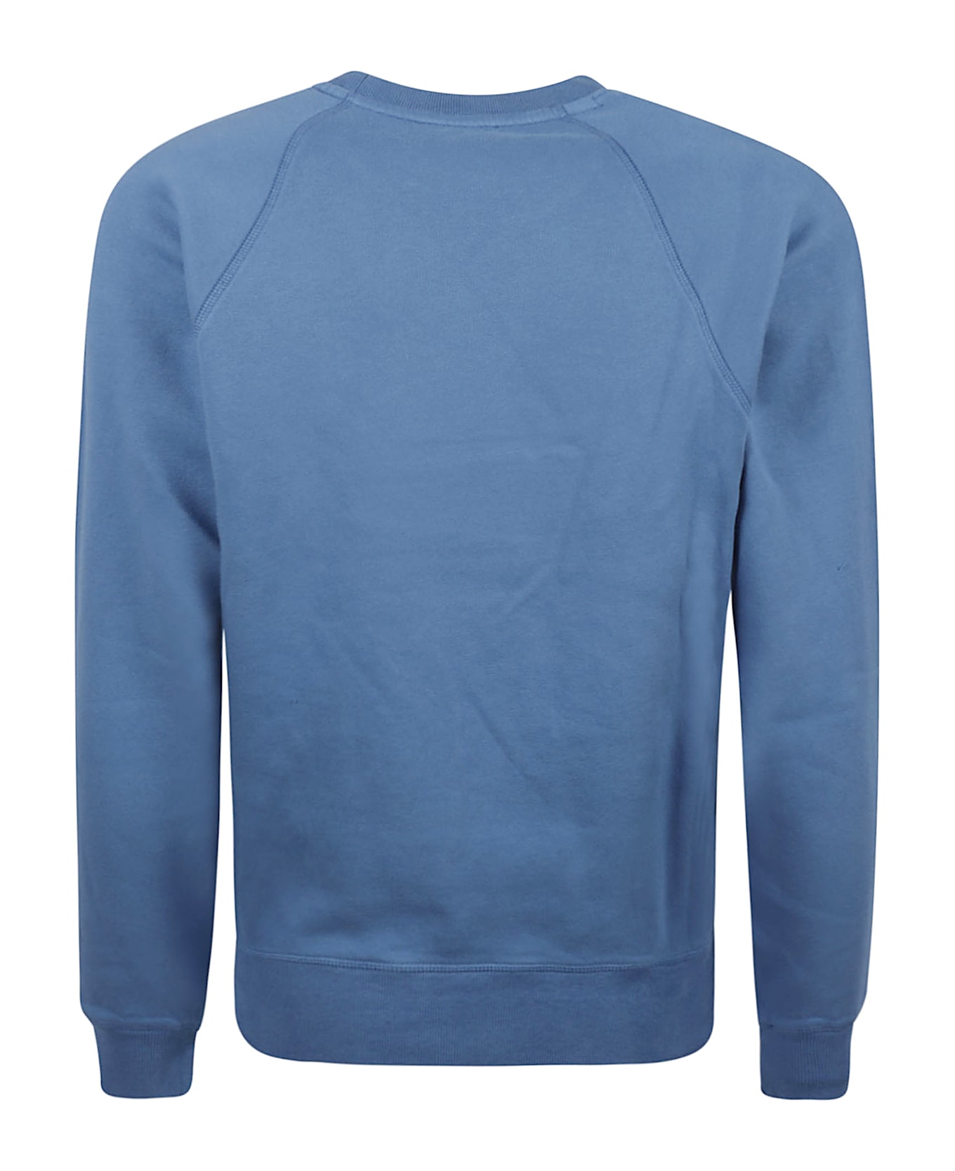Tom Ford Cut And Sewn Crew Neck Sweatshirt - Denim Blue
