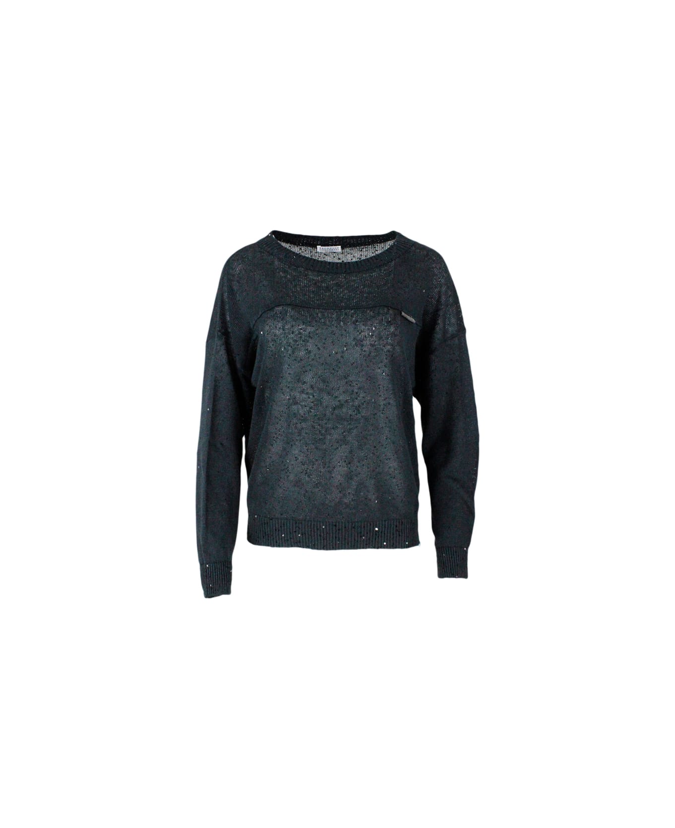 Brunello Cucinelli Diamond Sweater - Grey