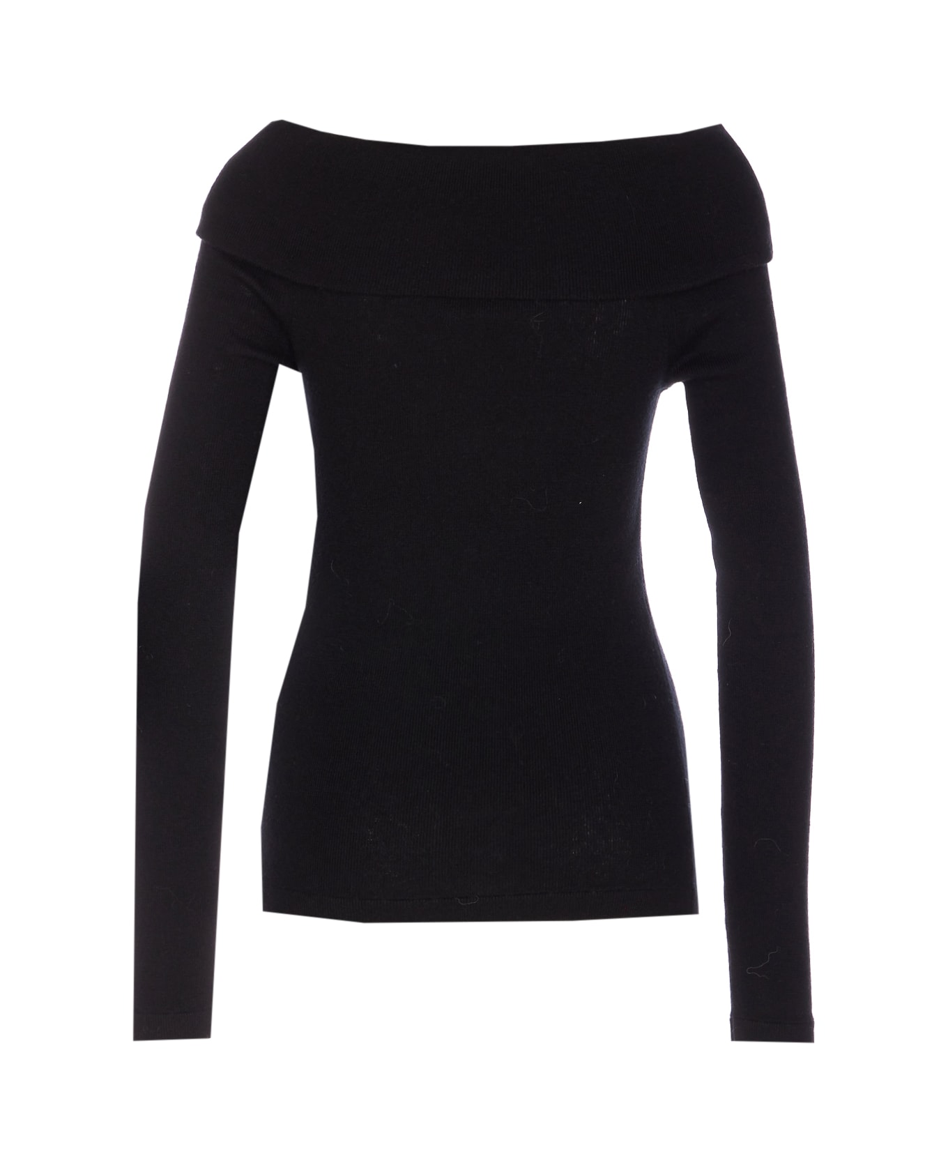 Lisa Yang Claudina Long Sleeves Top - Black