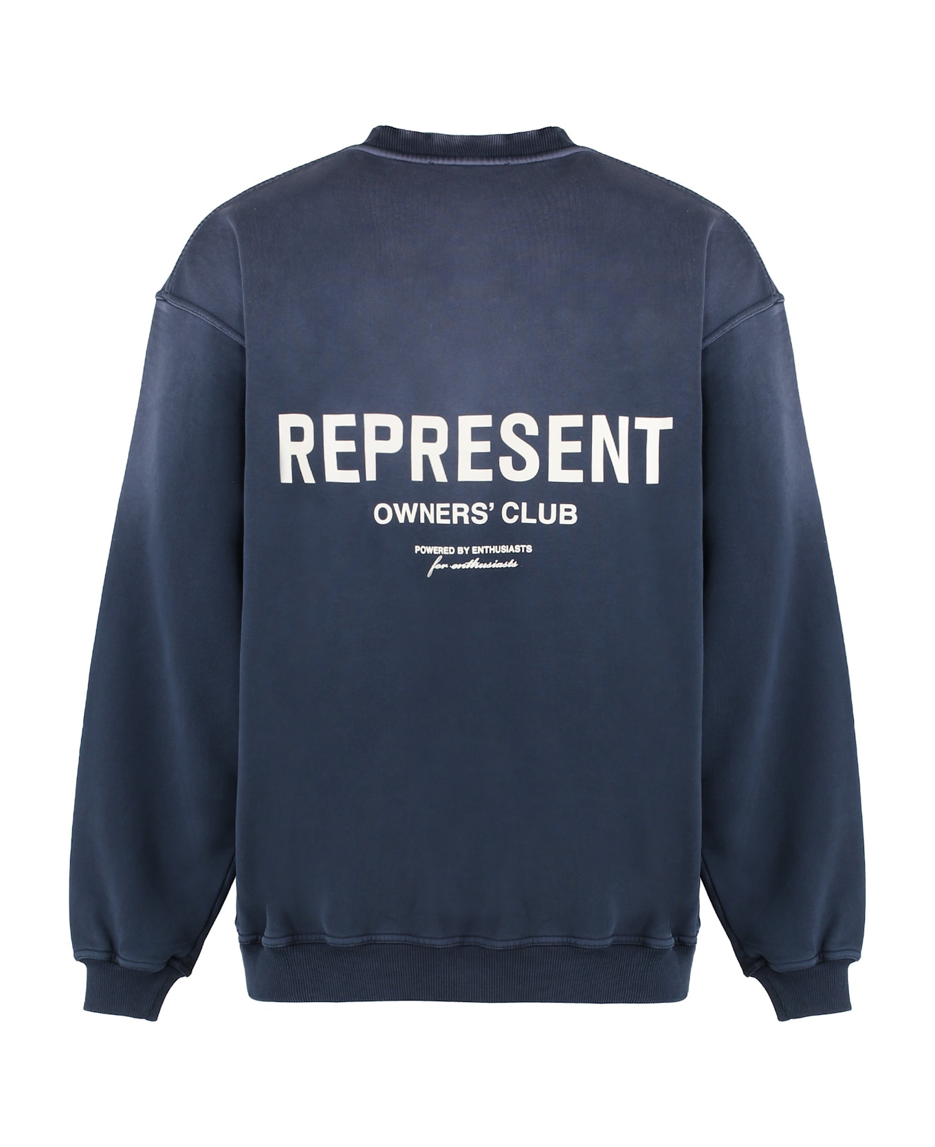 REPRESENT Cotton Crew-neck Sweatshirt - blue