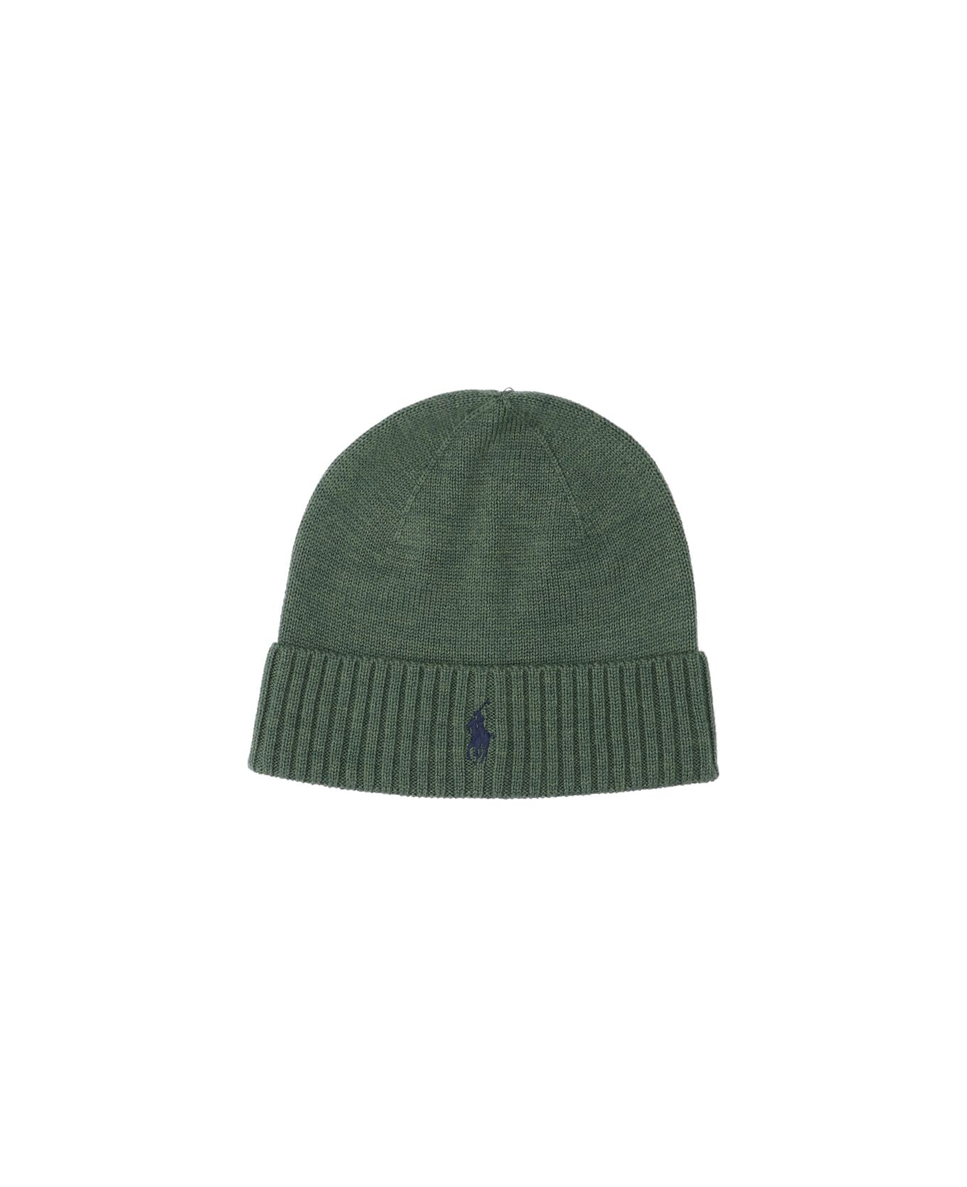 Ralph Lauren Logo Beanie - Green