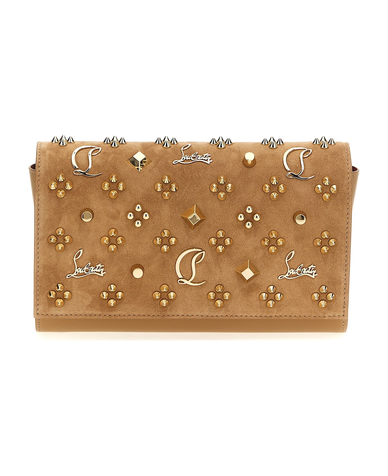 Christian Louboutin 'paloma' Clutch - Beige