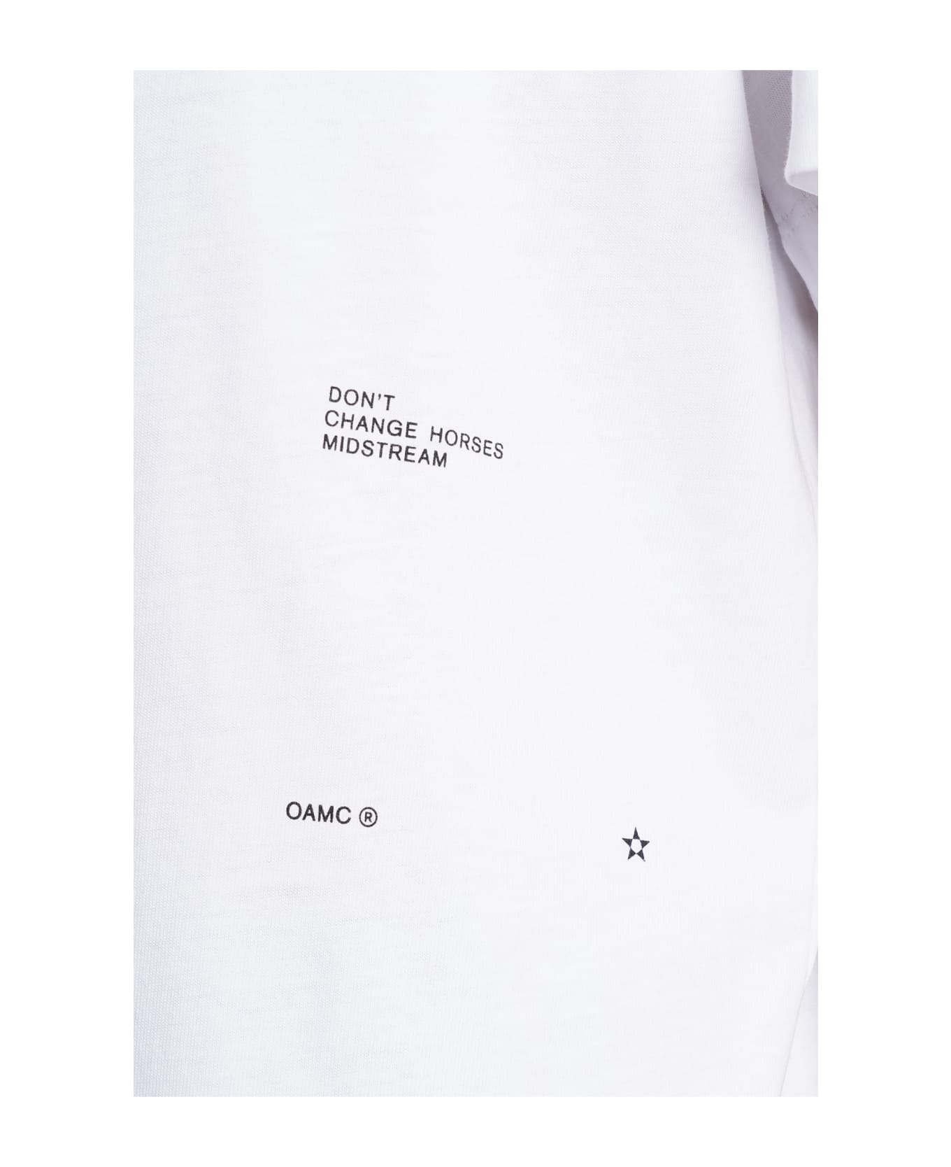 OAMC T-shirt In White Cotton - white シャツ