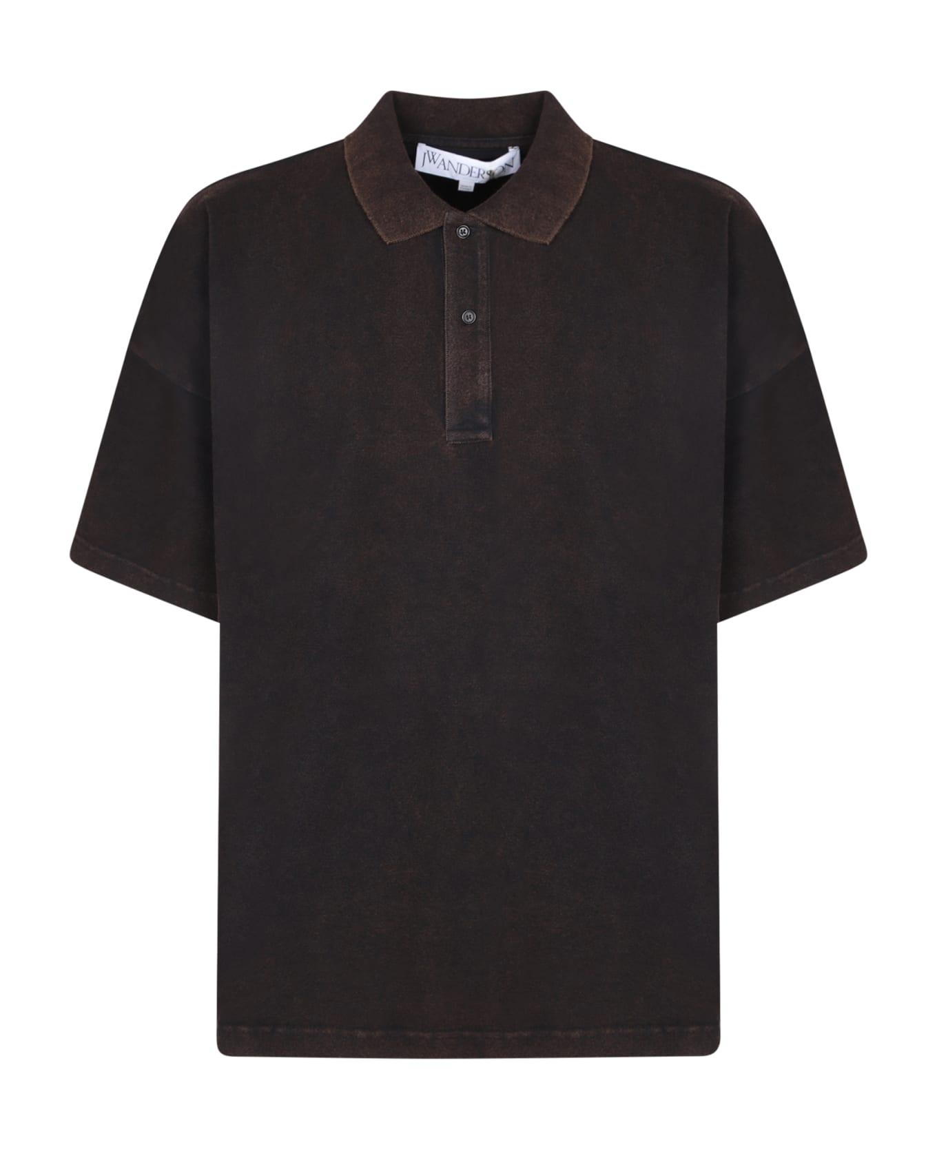J.W. Anderson Anchor Brown Polo Shirt - Brown
