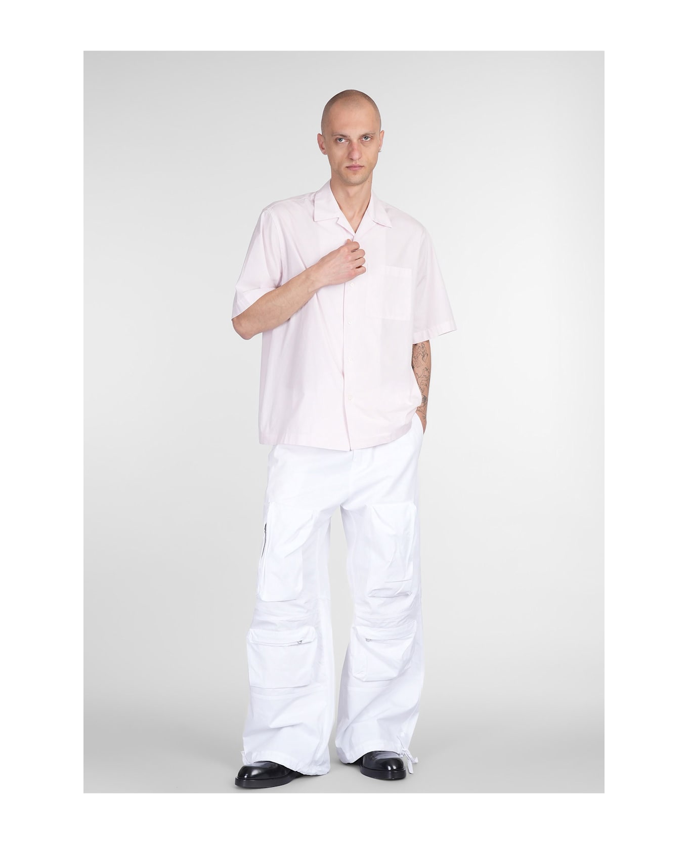 OAMC Pants In White Cotton - white