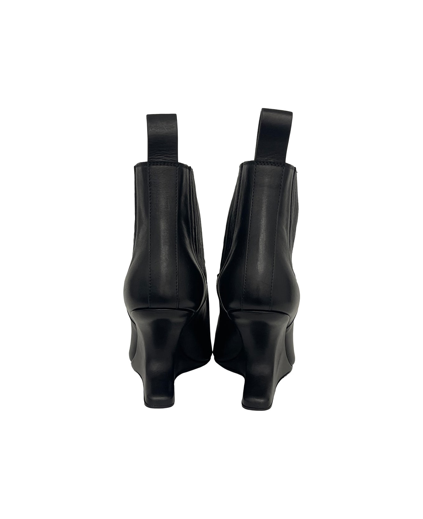 Rick Owens Ankle Taco Boots - Black
