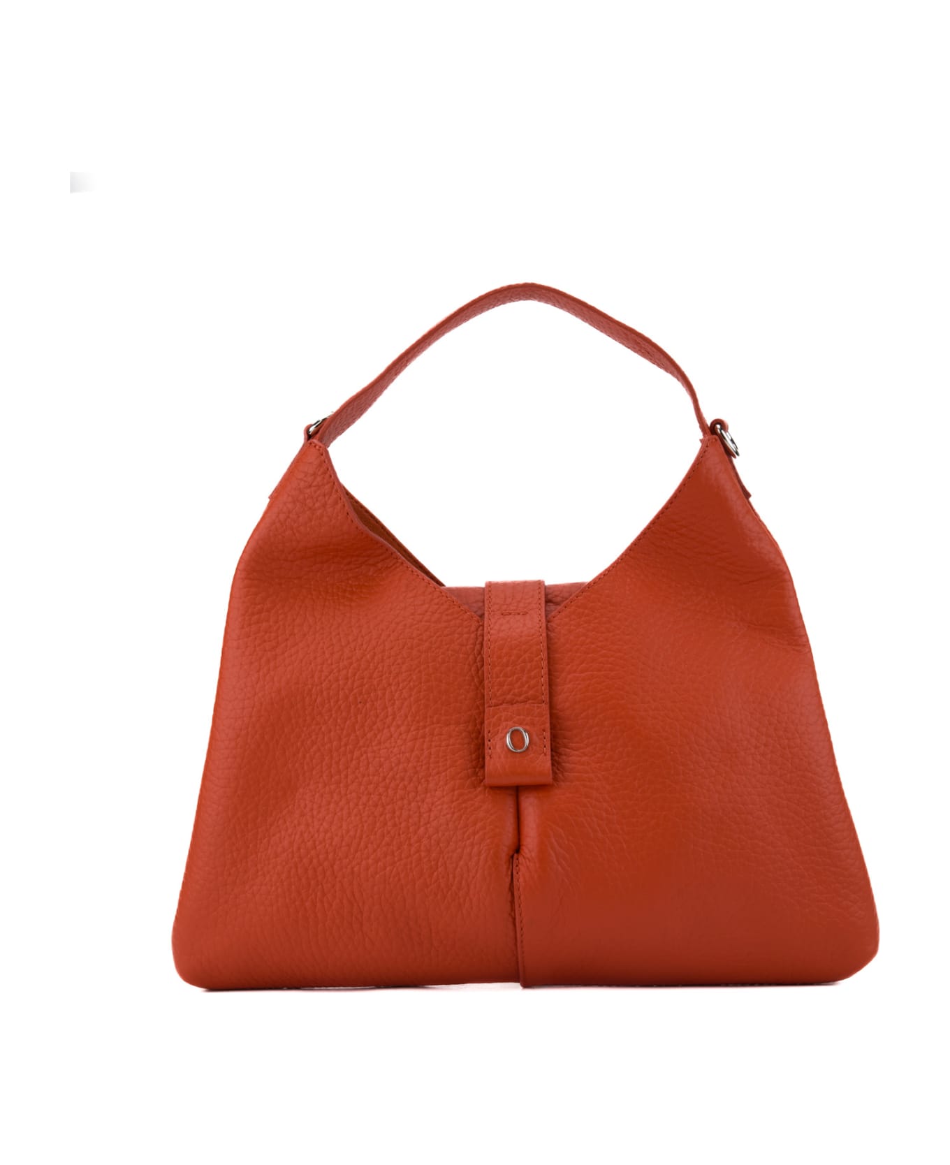 Orciani Vita Soft Small Leather Bag - Papavero