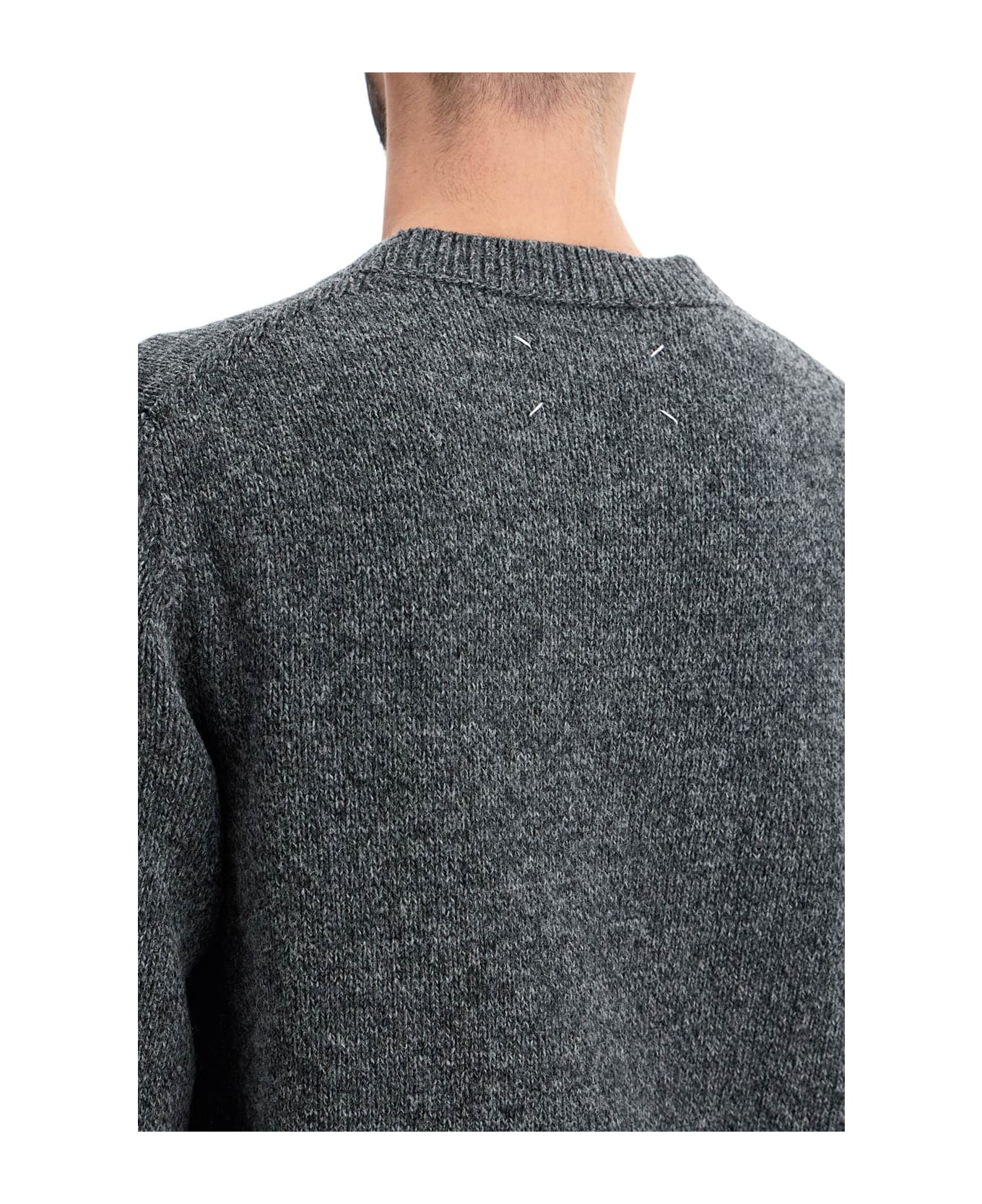 Maison Margiela Shetland Wool Pullover - DARK GREY (Grey)