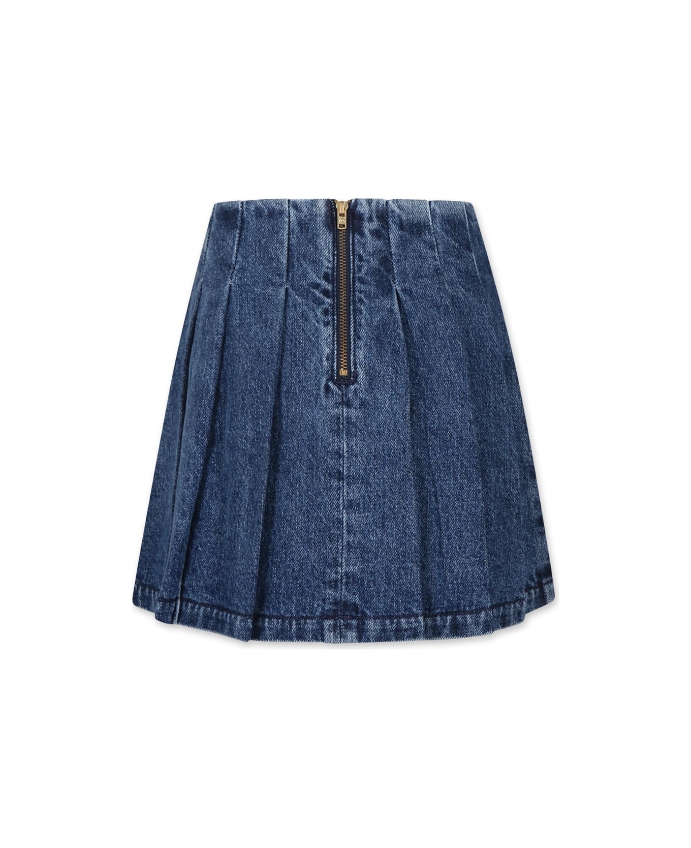 self-portrait Blue Skirt For Girl - Denim