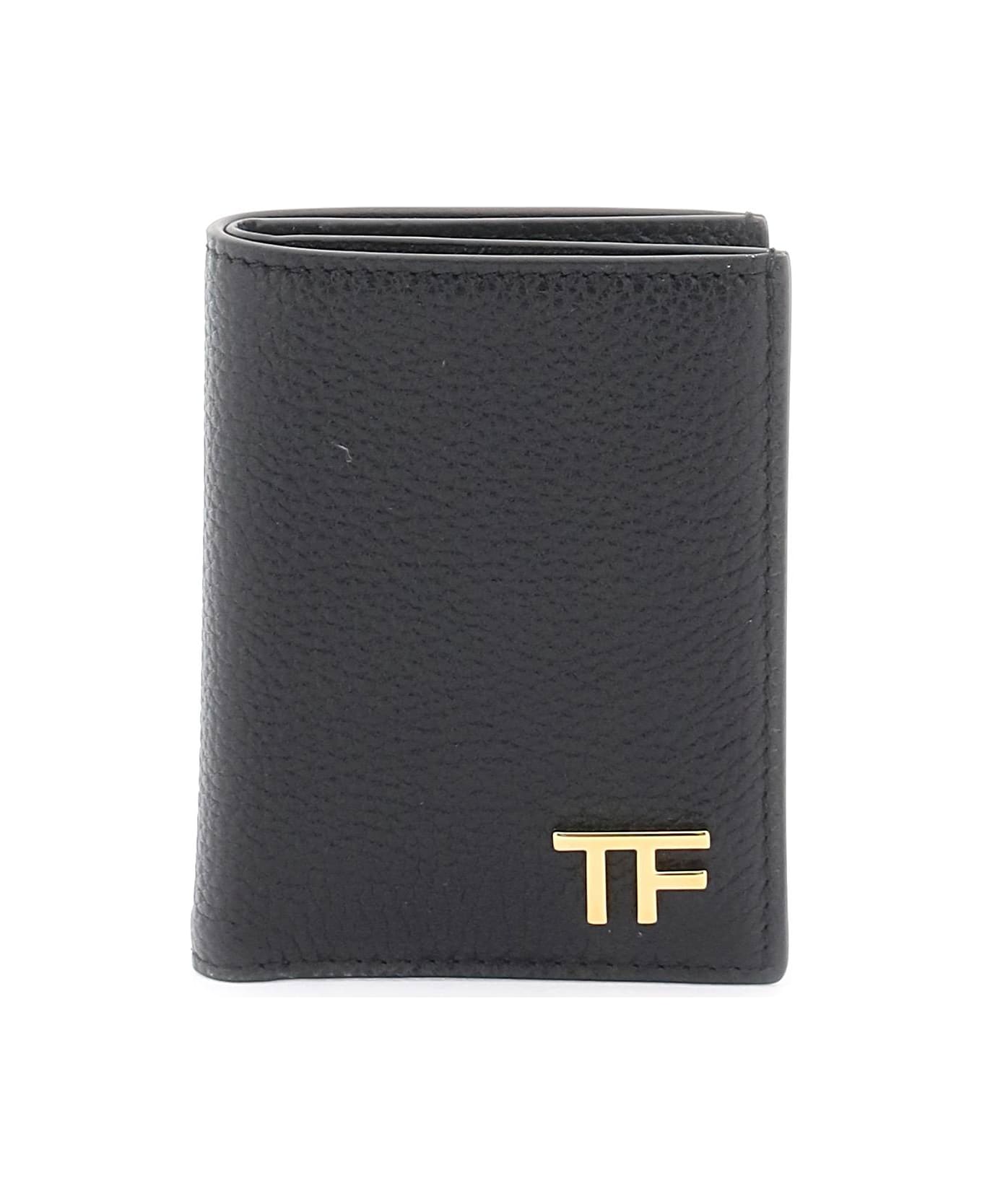 Tom Ford Grained Leather Card Holder - Black