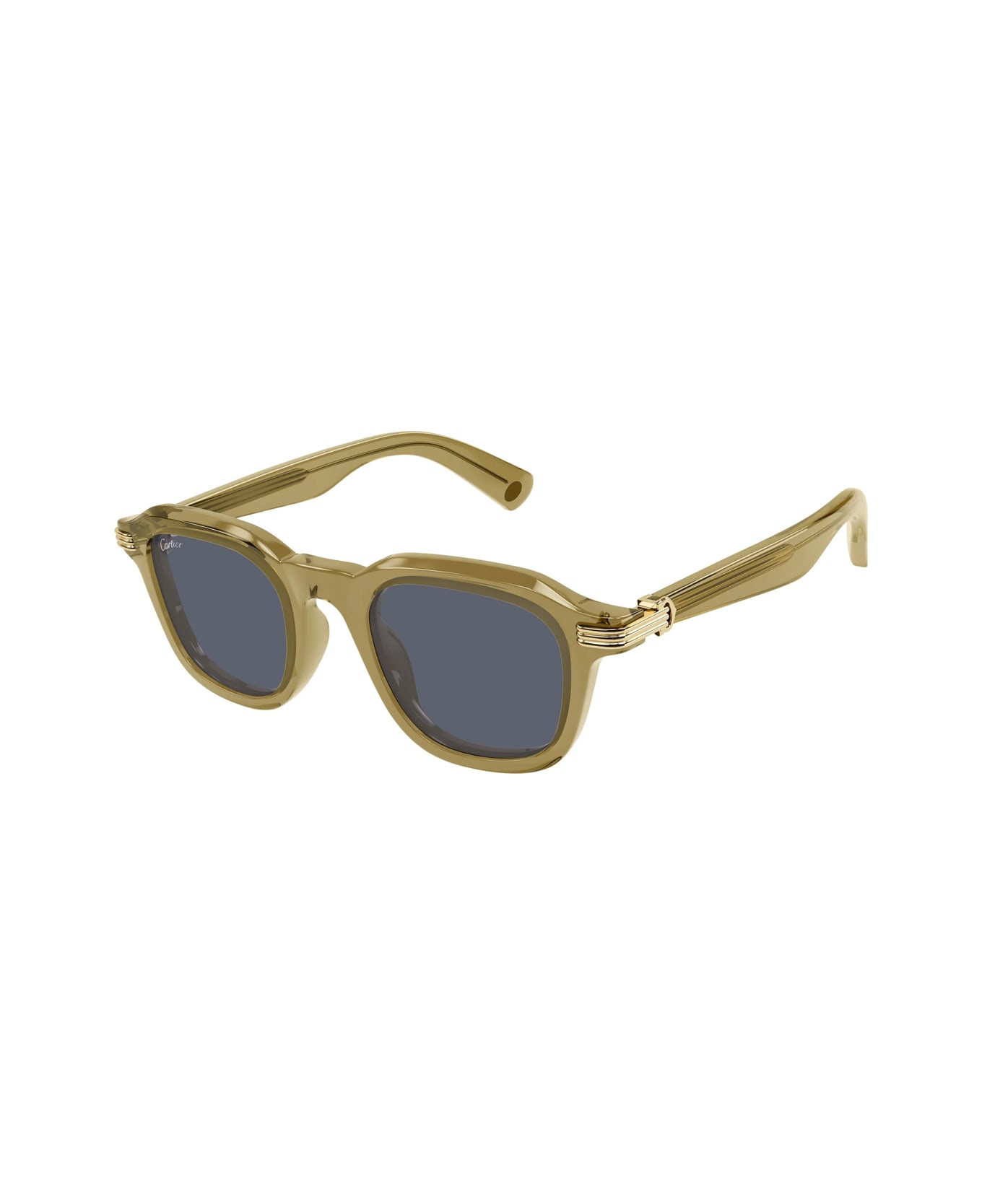 Cartier Eyewear Cartier Ct0536s Linea Première De Cartier 005 Yellow Grey Sunglasses - Giallo