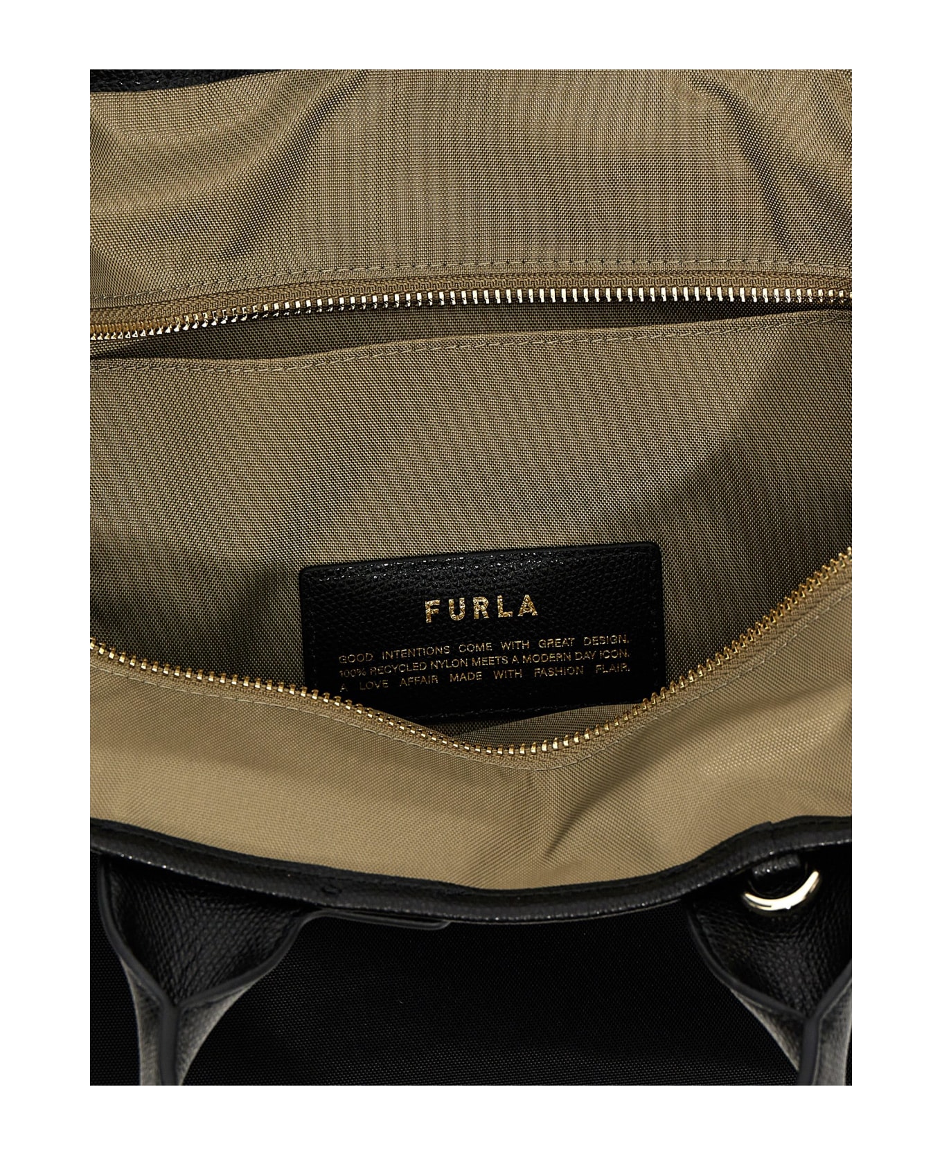 Furla Piuma M Tote Nylon Handbag | italist