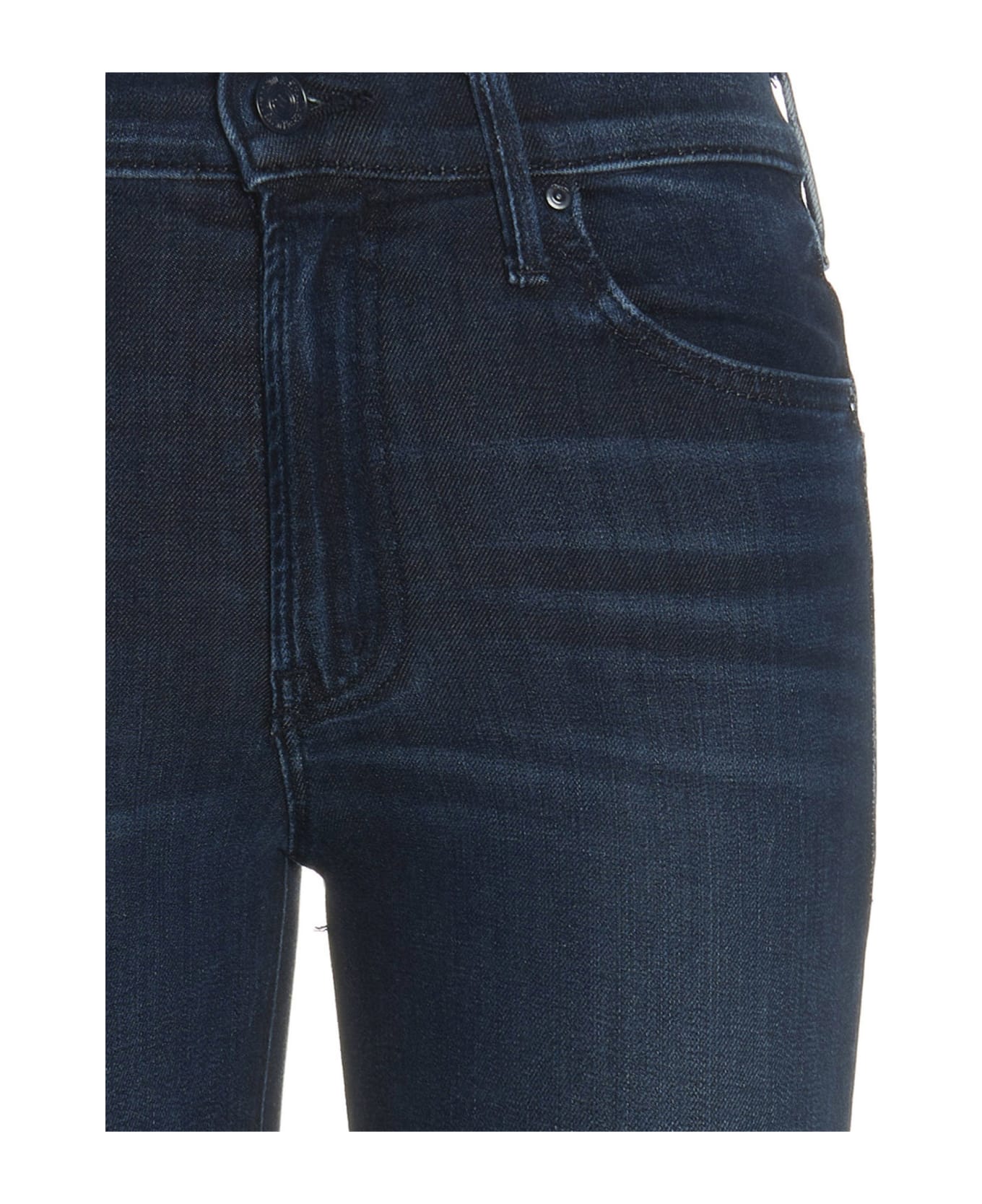 Mother Jeans 'the Insider Ankle Fray' - Fhe Blu Scuro