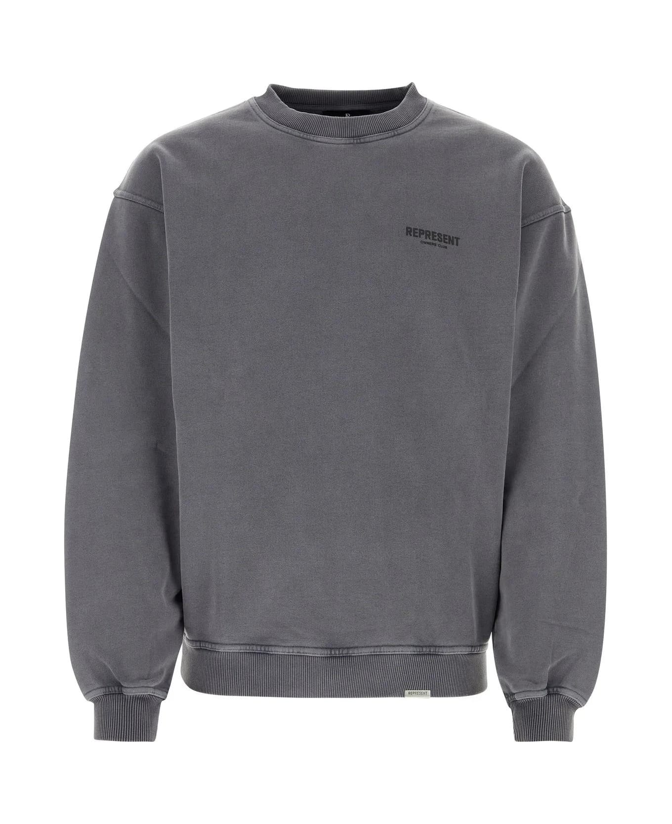 REPRESENT Charcoal Cotton Sweatshirt - Storm