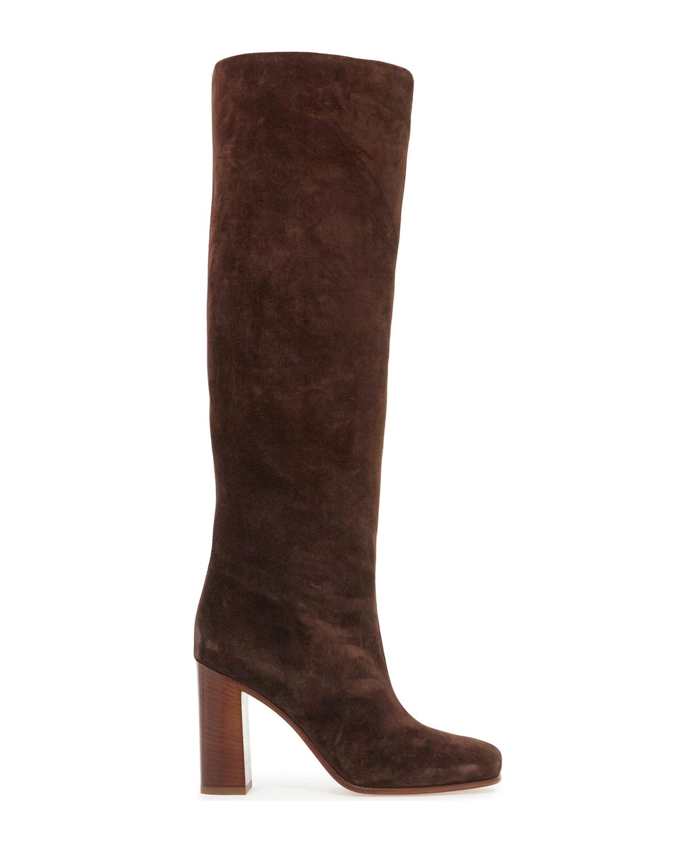 Khaite Willow High Boots - DARK BROWN (Brown)