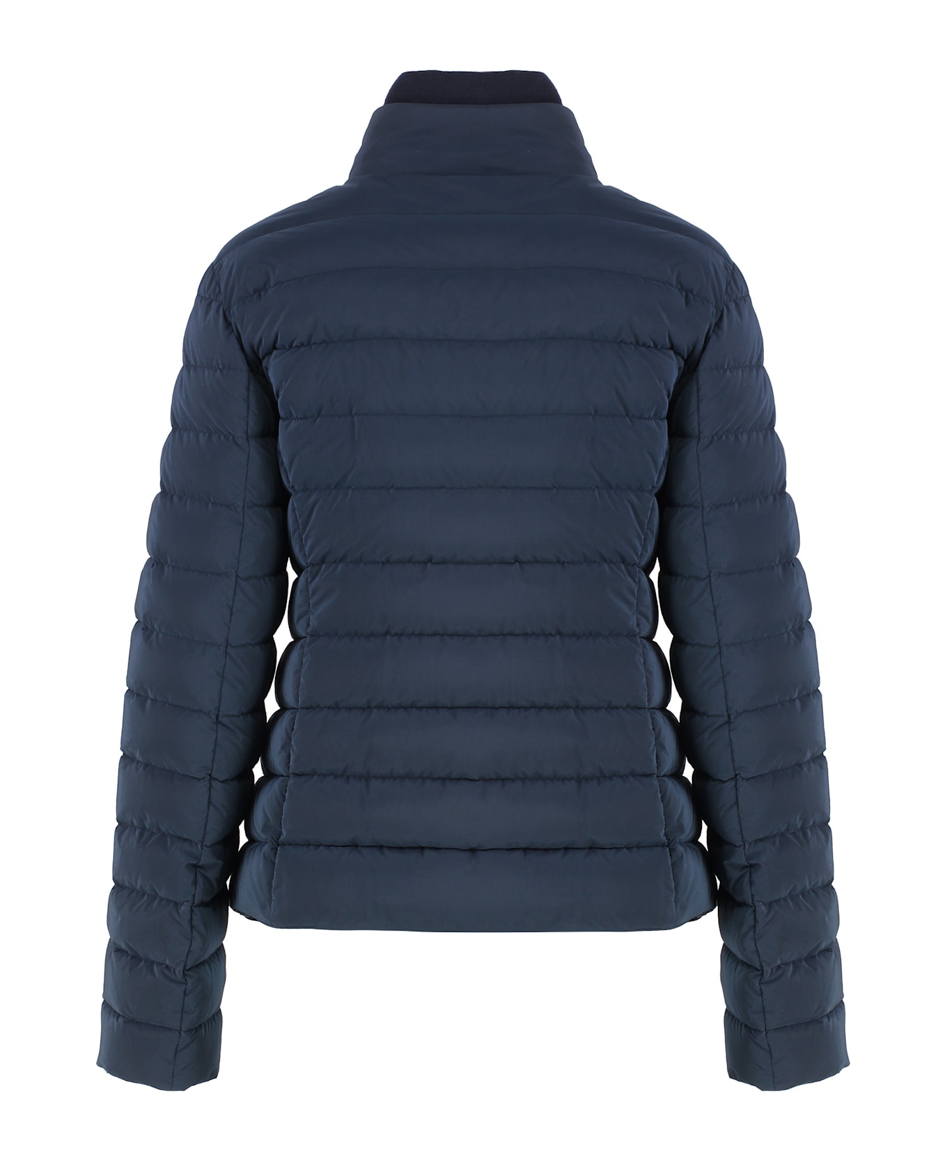 Moorer Elene Snap Button Fastening Down Jacket - blue