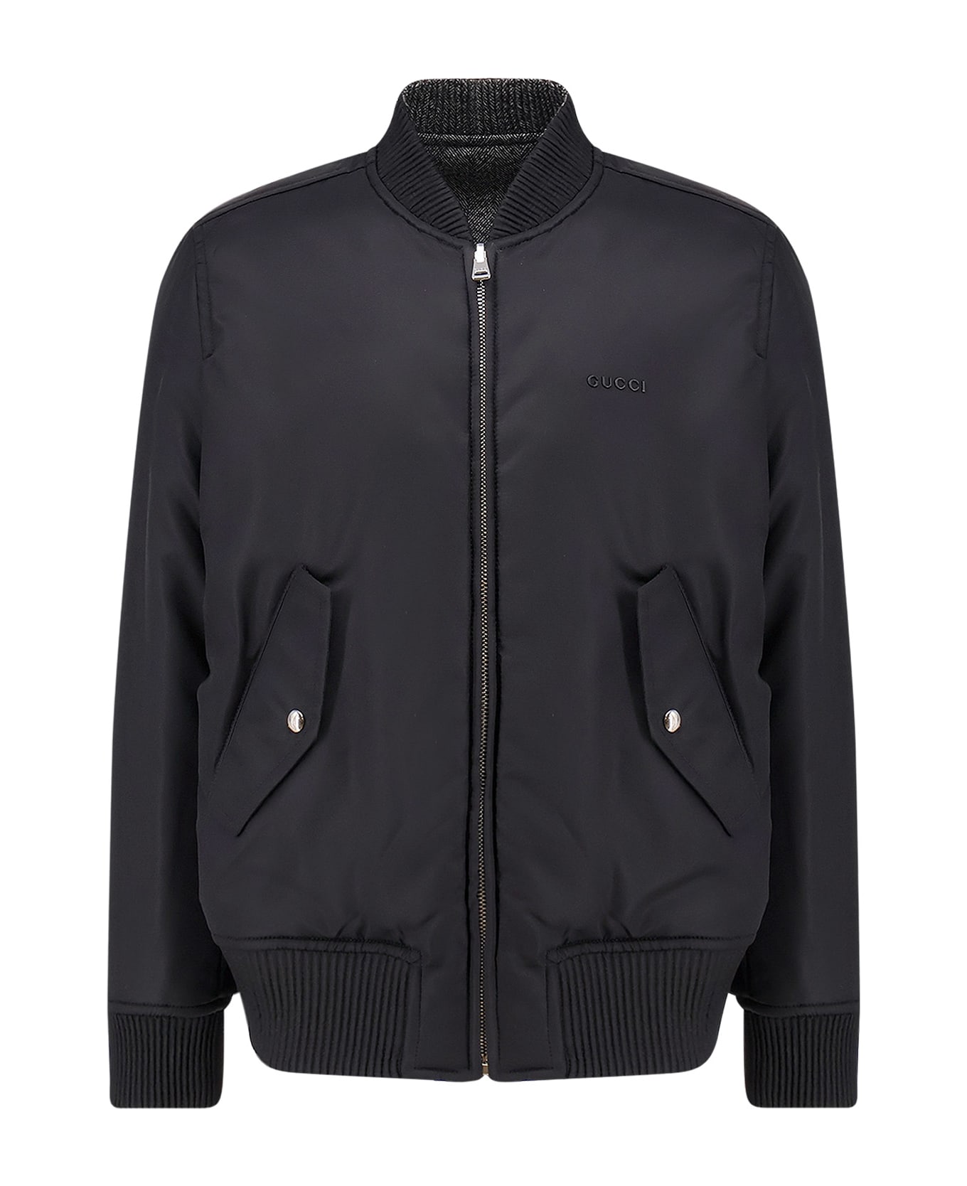 Gucci Reversible Wool And Nylon Jacket - White