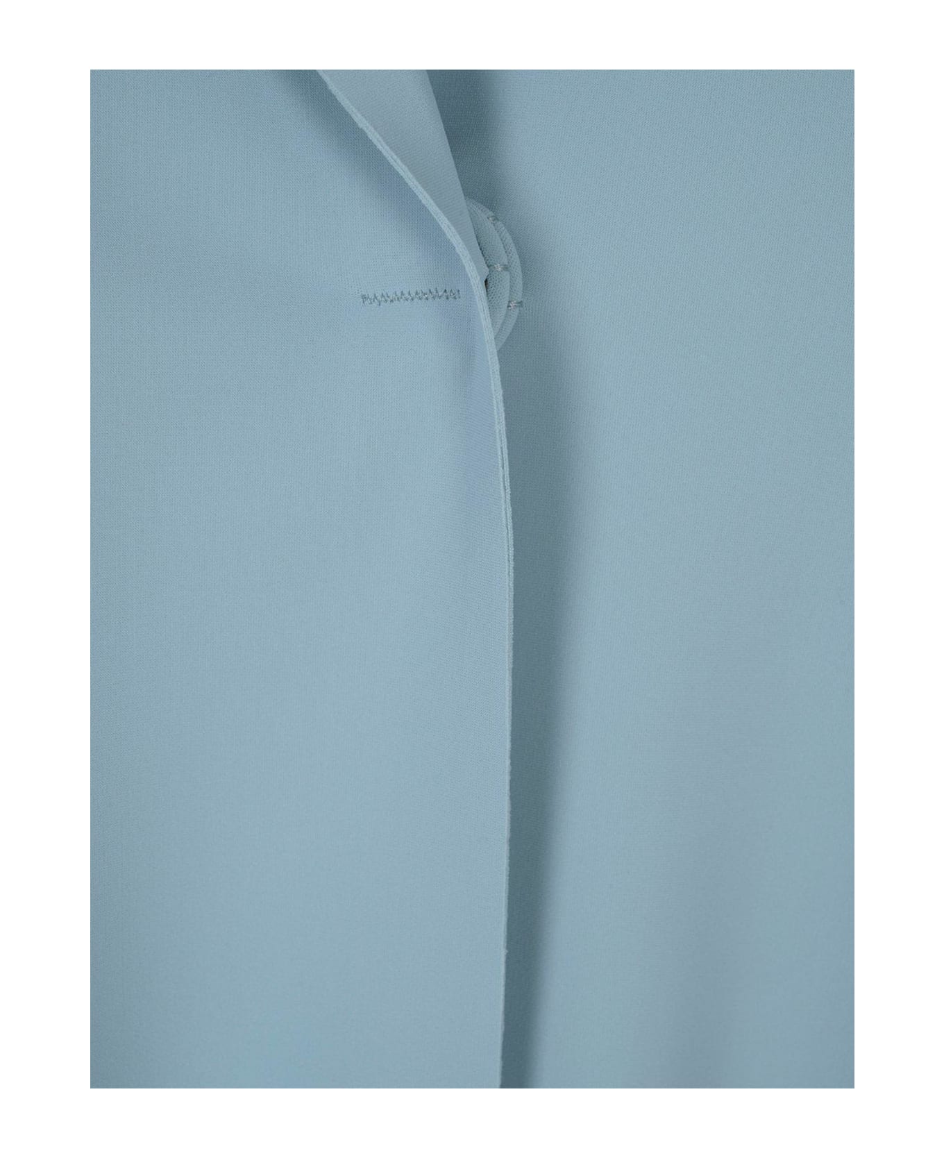 Herno Single-breasted Long-sleeved Coat - BLUE