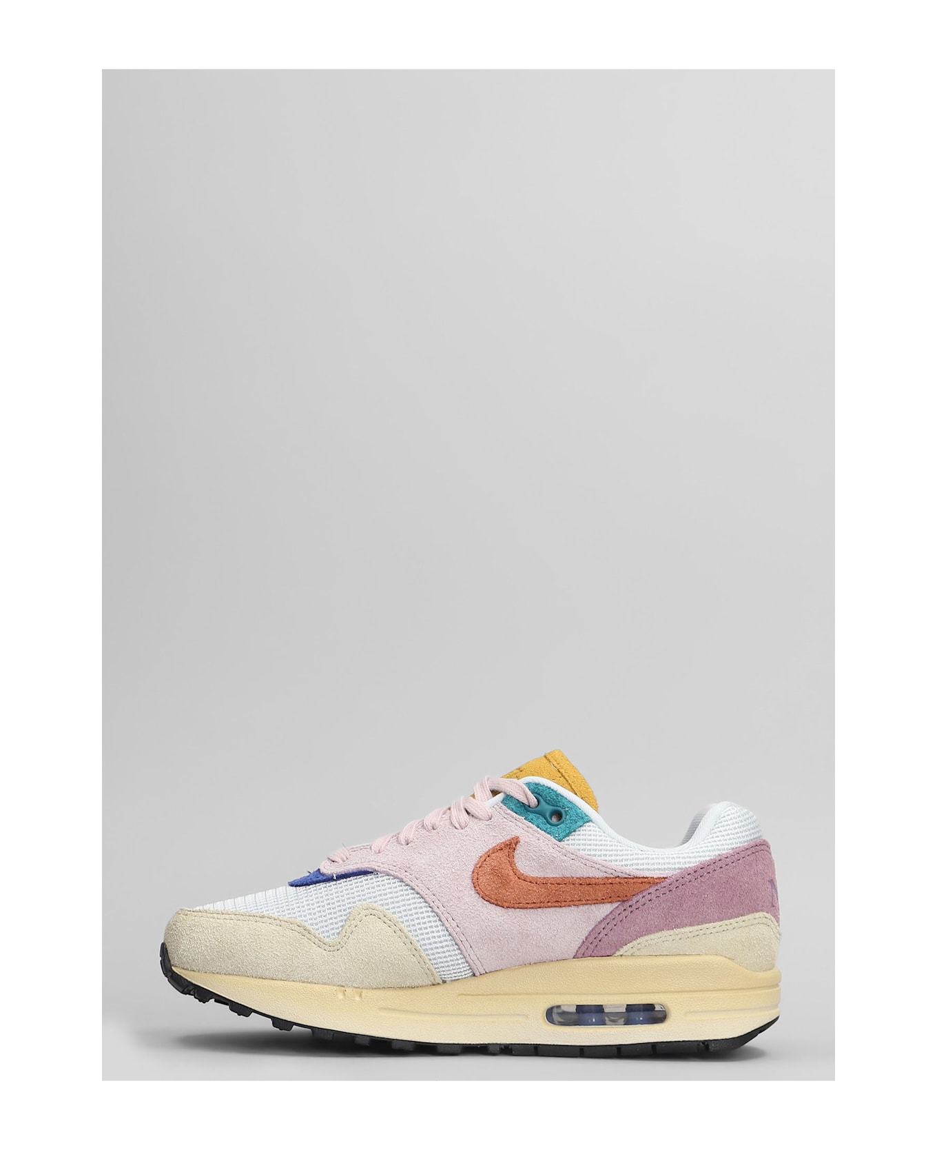 Nike Air Max 1 87 Prm Sneakers In Multicolor Suede And Fabric - multicolor