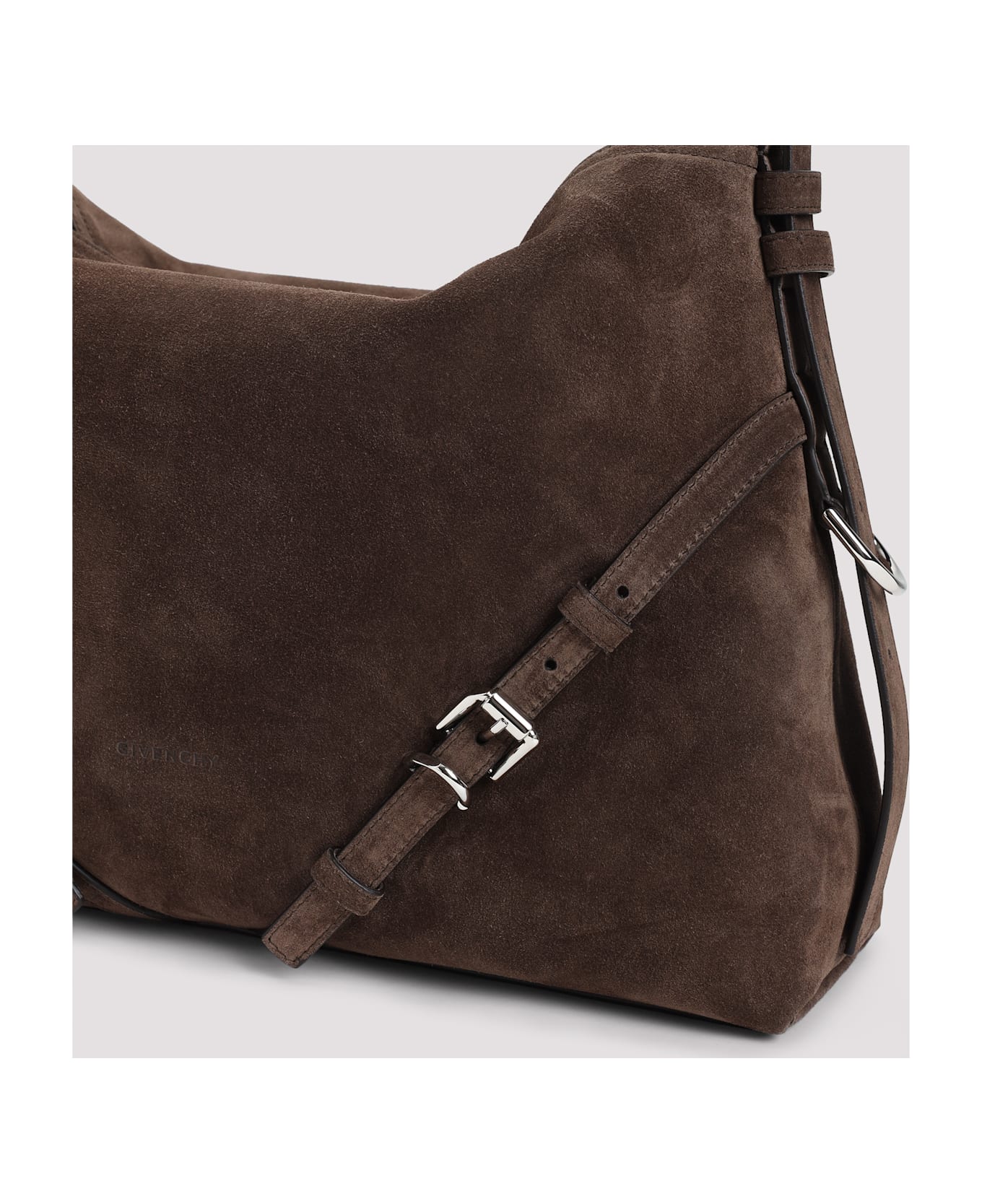 Givenchy Voyou Medium Shoulder Bag - Ebony Brown