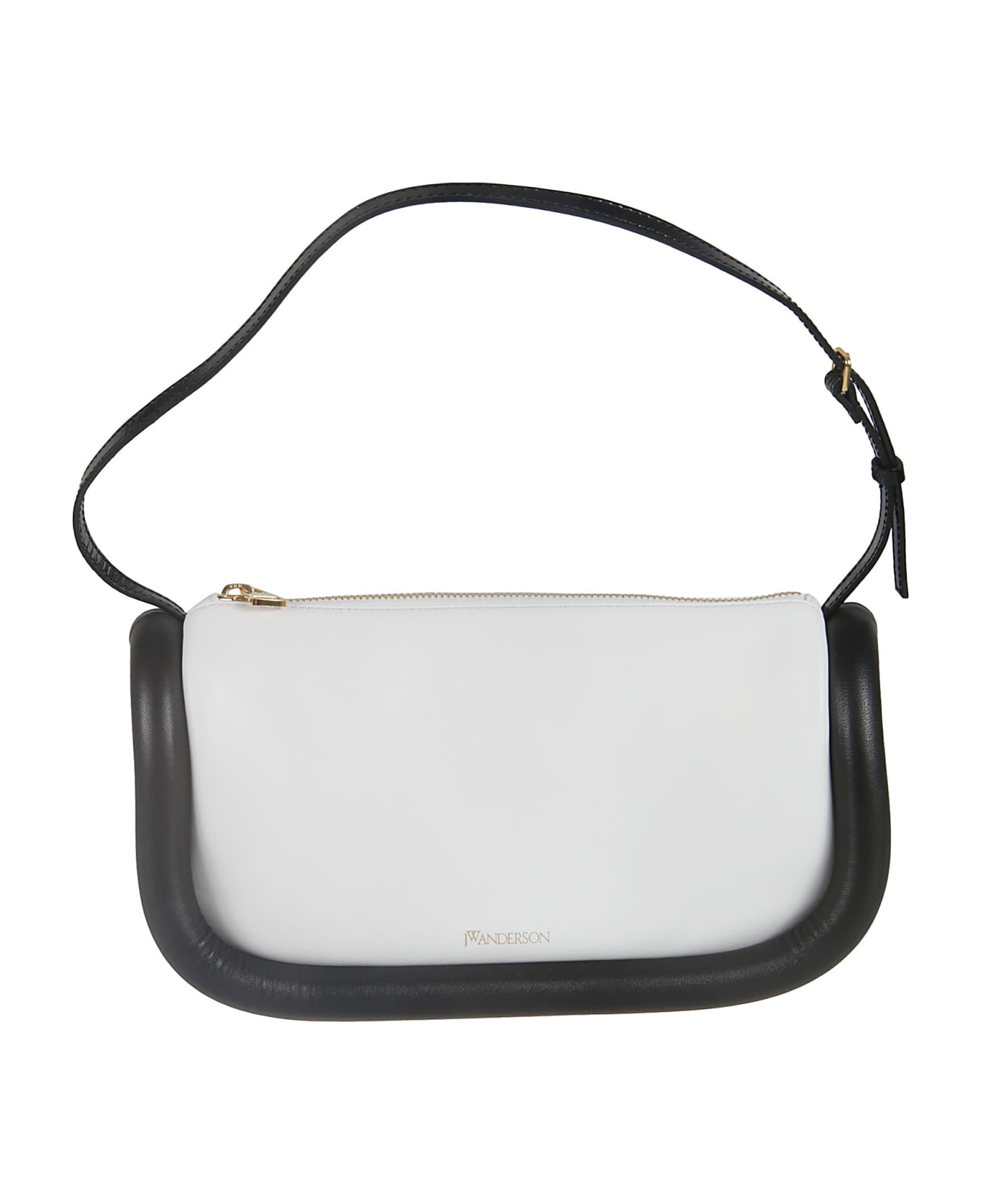 J.W. Anderson The Bumper Baguette Shoulder Bag - White/Black