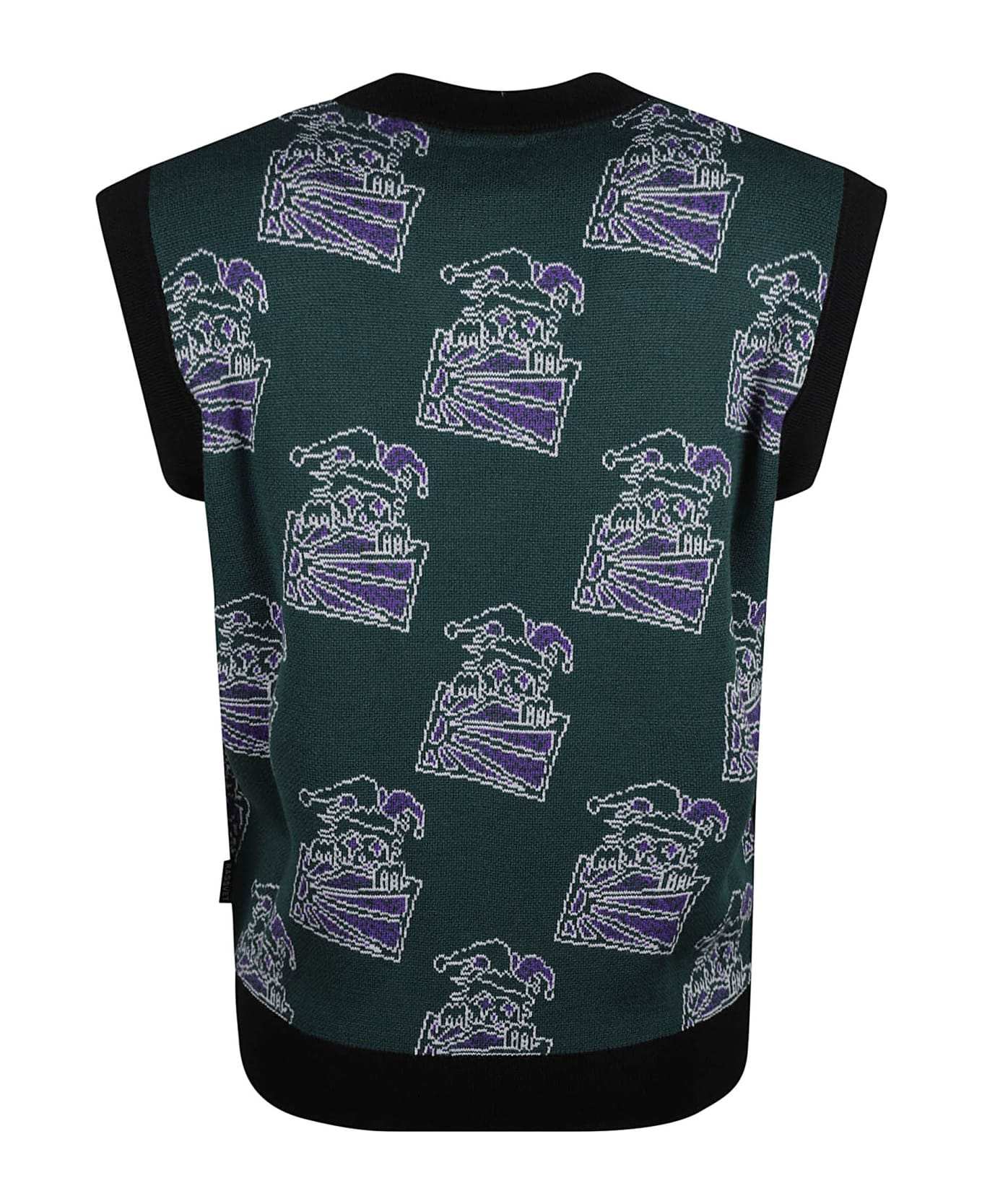 PACCBET Knitted Long Vest - Green