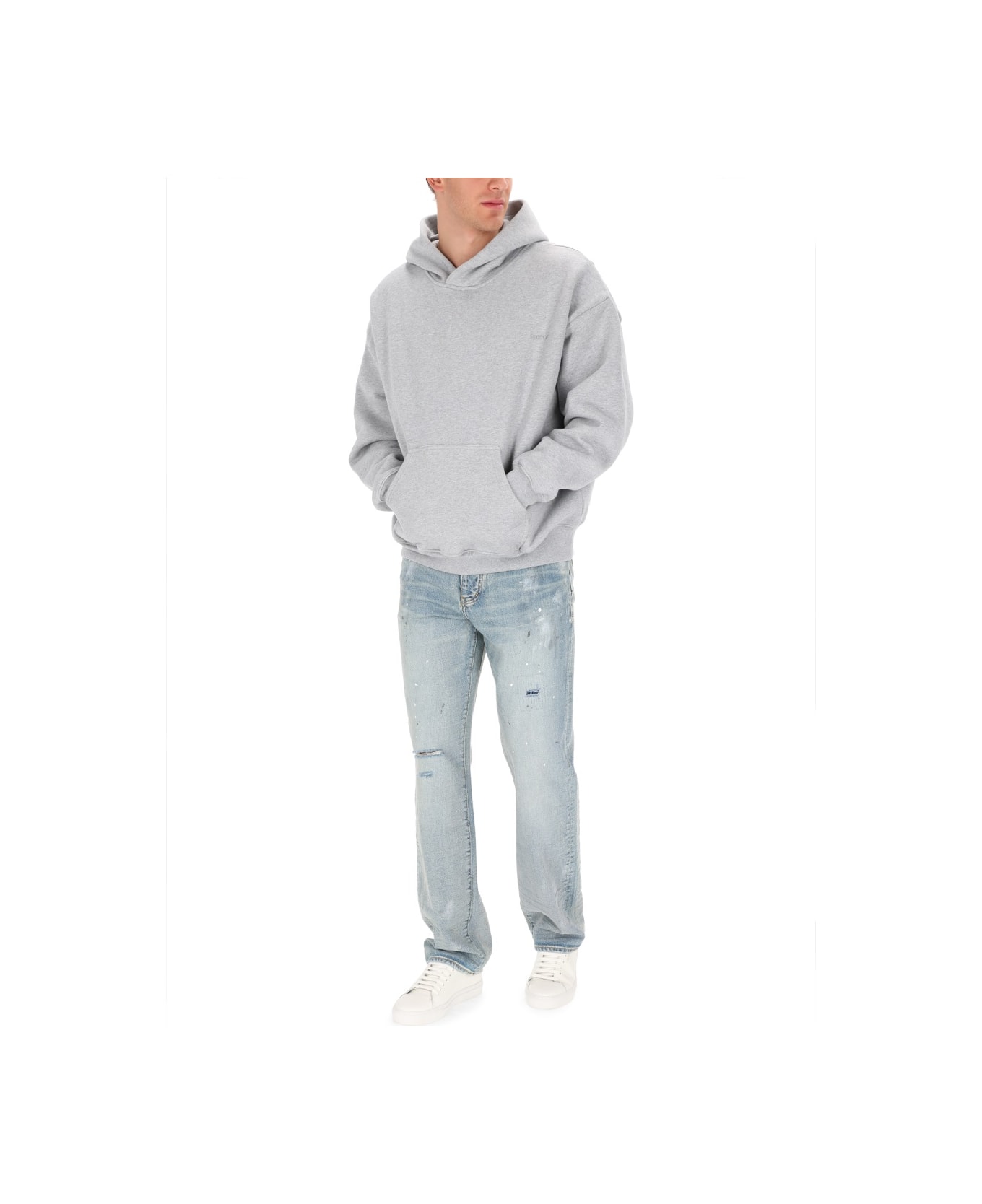 Purple Brand "basic" Sweatshirt - GREY