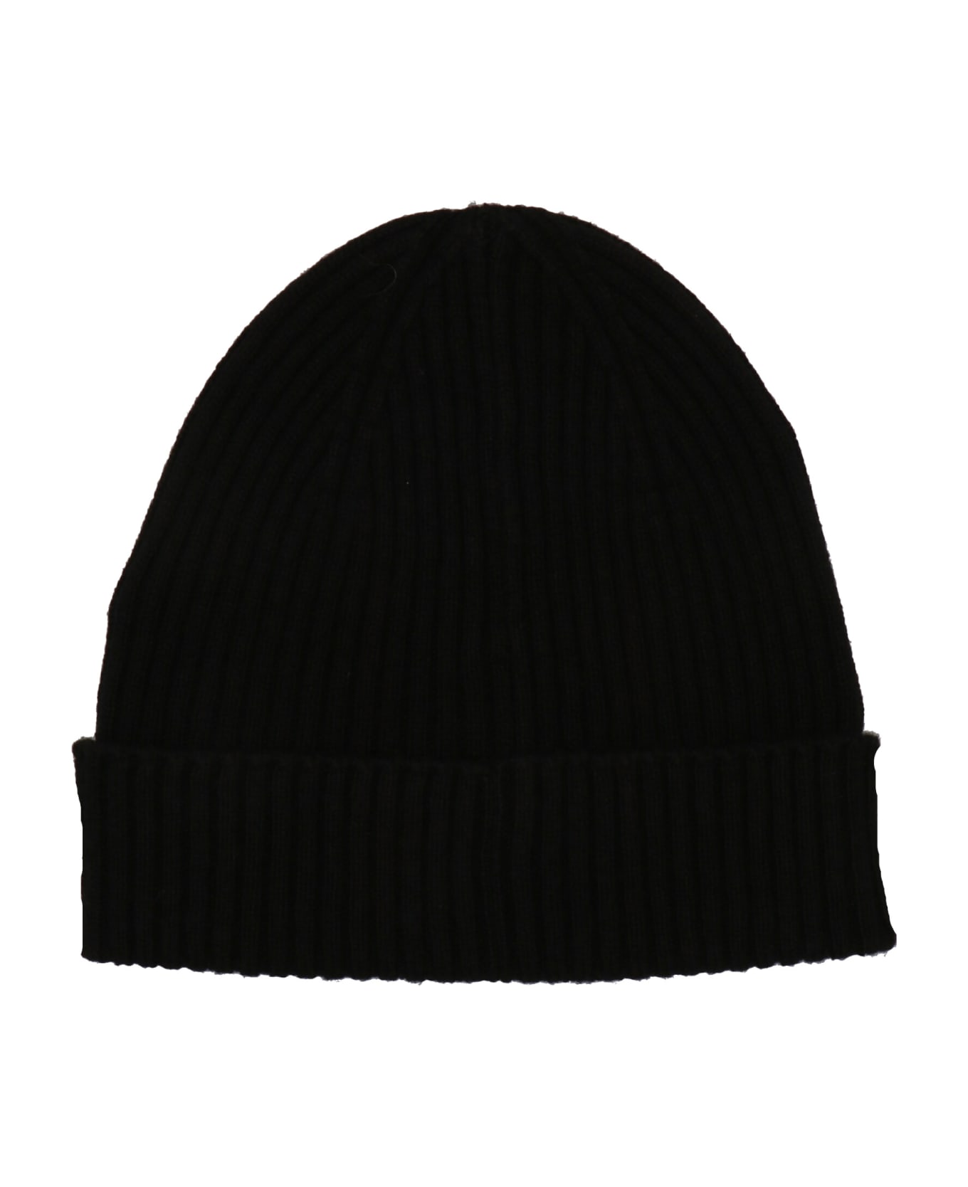Brioni Fisherman S Rib Beanie - Black   帽子