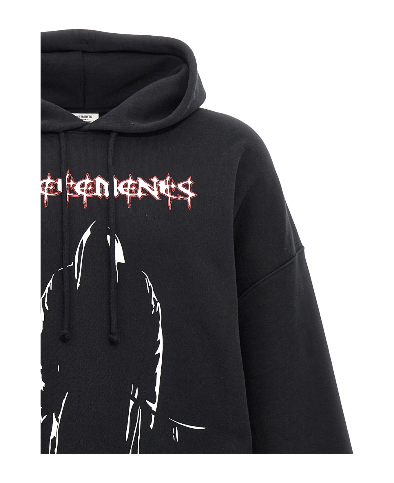 VETEMENTS 'reaper Logo' Hoodie - Black  