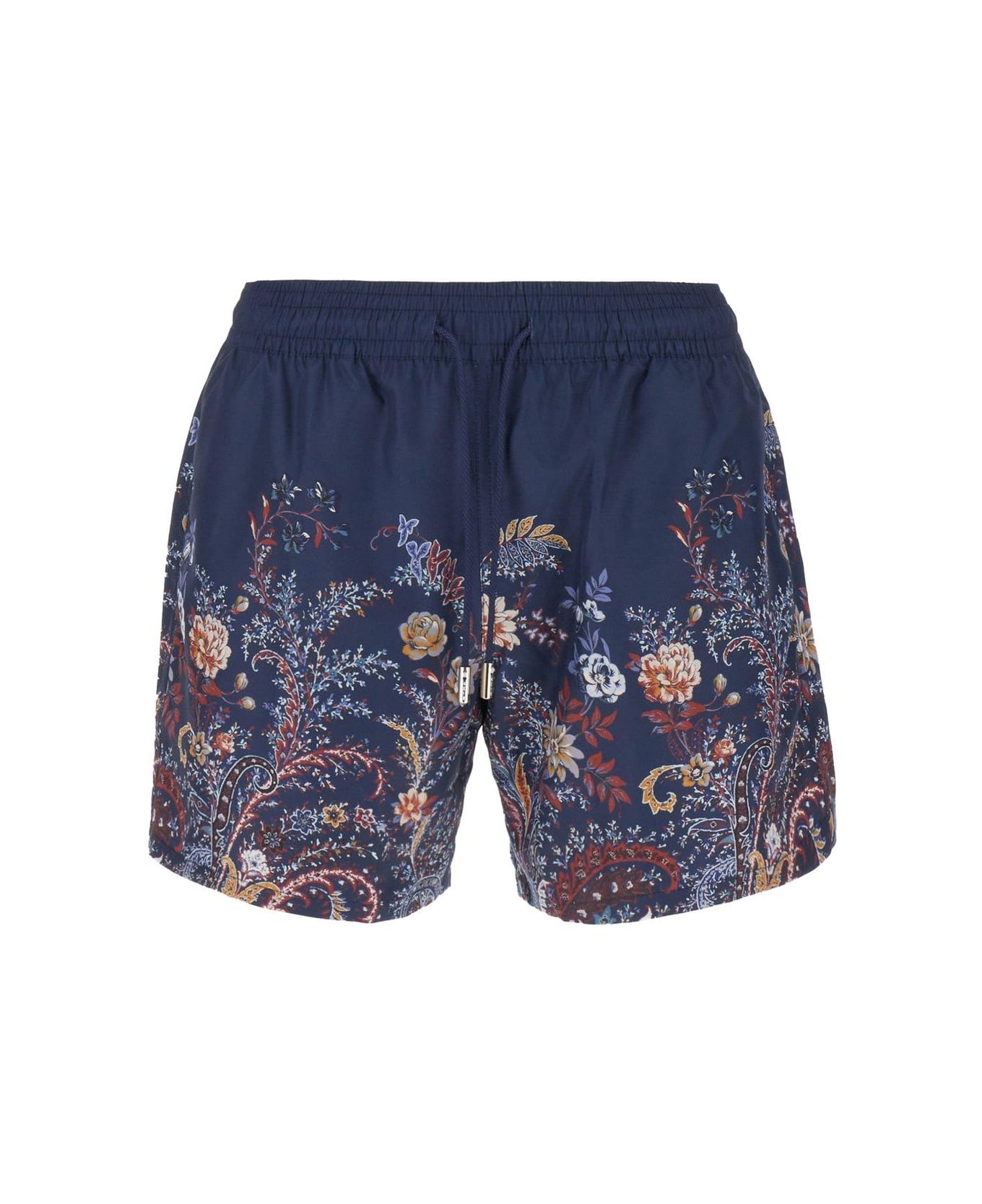 Etro Paisley-print Swim Shorts - NAVY