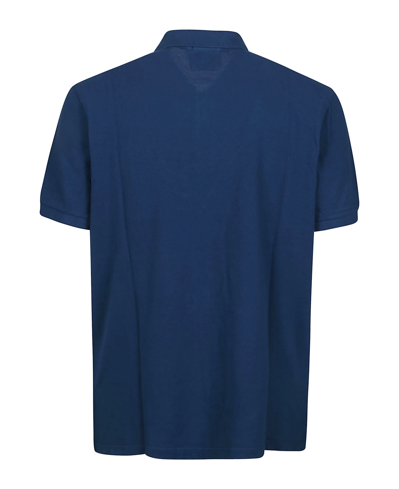 C.P. Company 24/1 Piquet Resist Dyed Short Sleeve Polo Shirt - Ink Blue ポロシャツ
