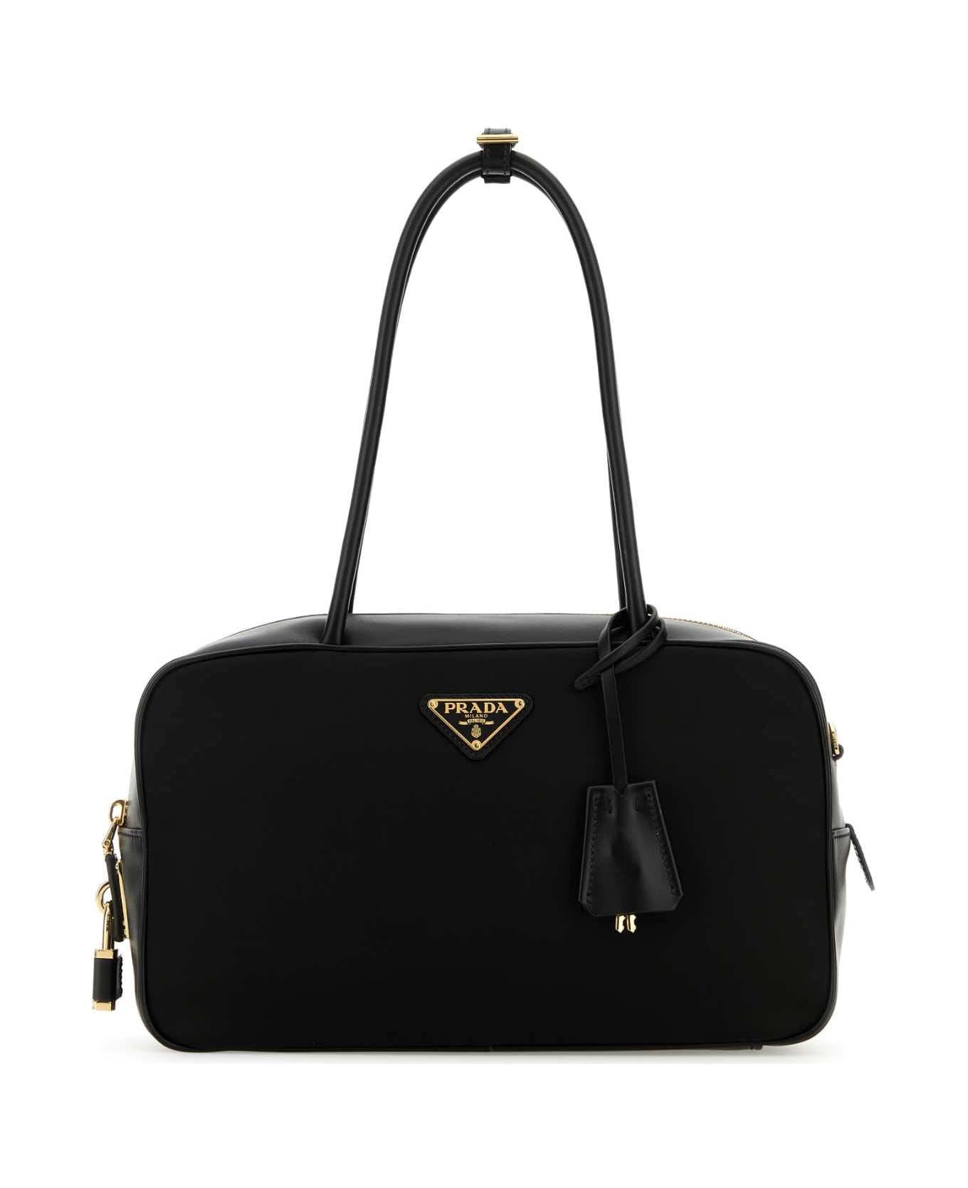 Prada Black Nylon Handbag - NERO