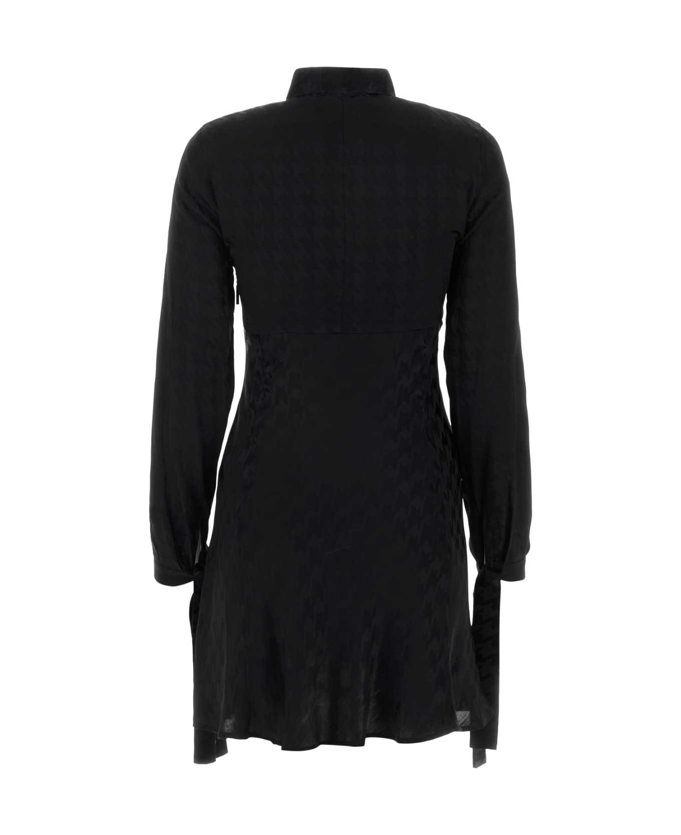 MSGM Black Acetate Blend Dress - BLACK99