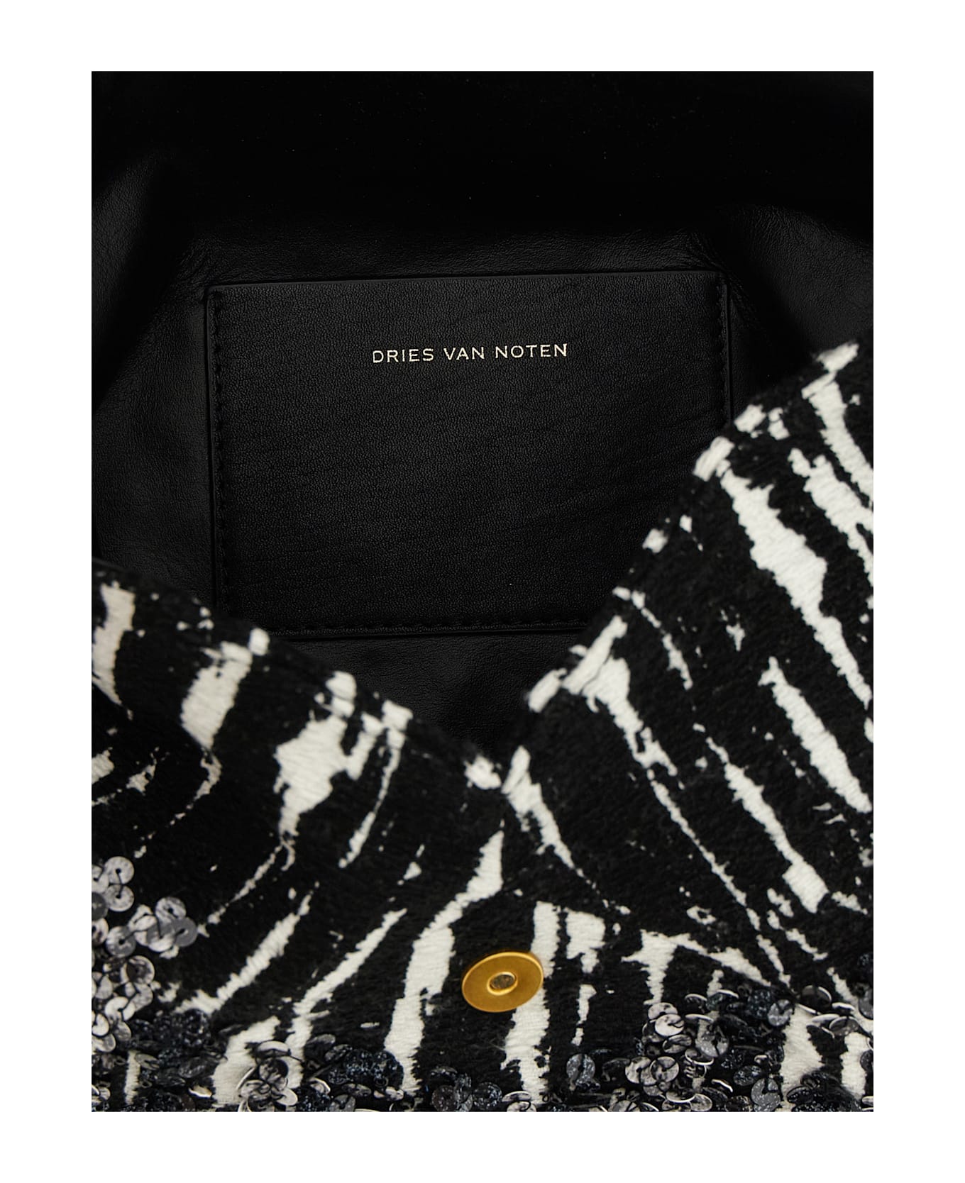 Dries Van Noten 
w.l.
 Clutch - White/Black