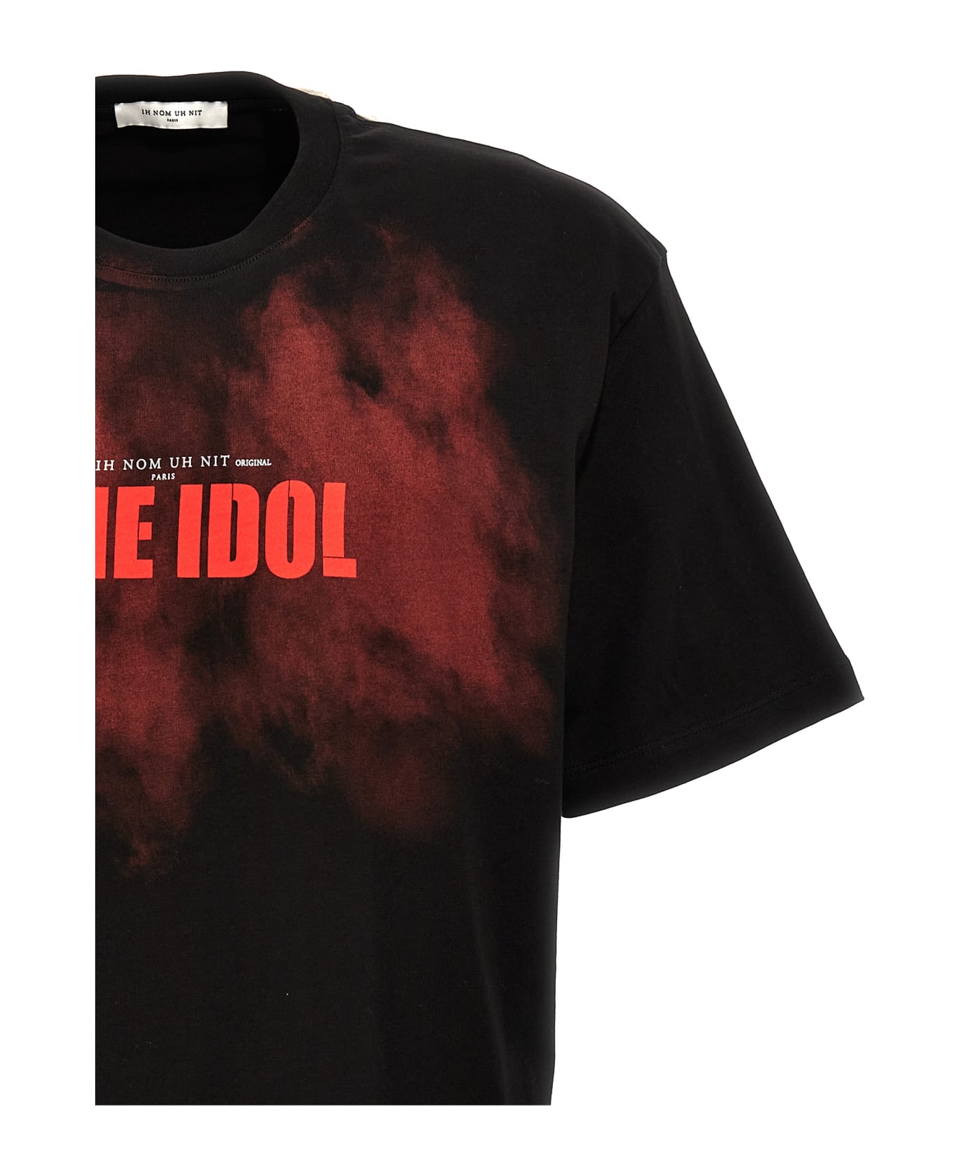 ih nom uh nit 'the Idol' T-shirt - Black   シャツ