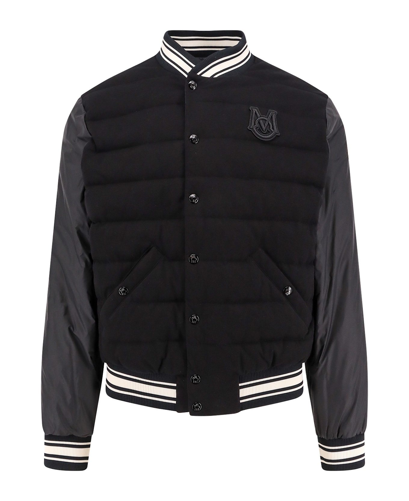 Moncler Bouchet Reversible Padded Bomber - Black