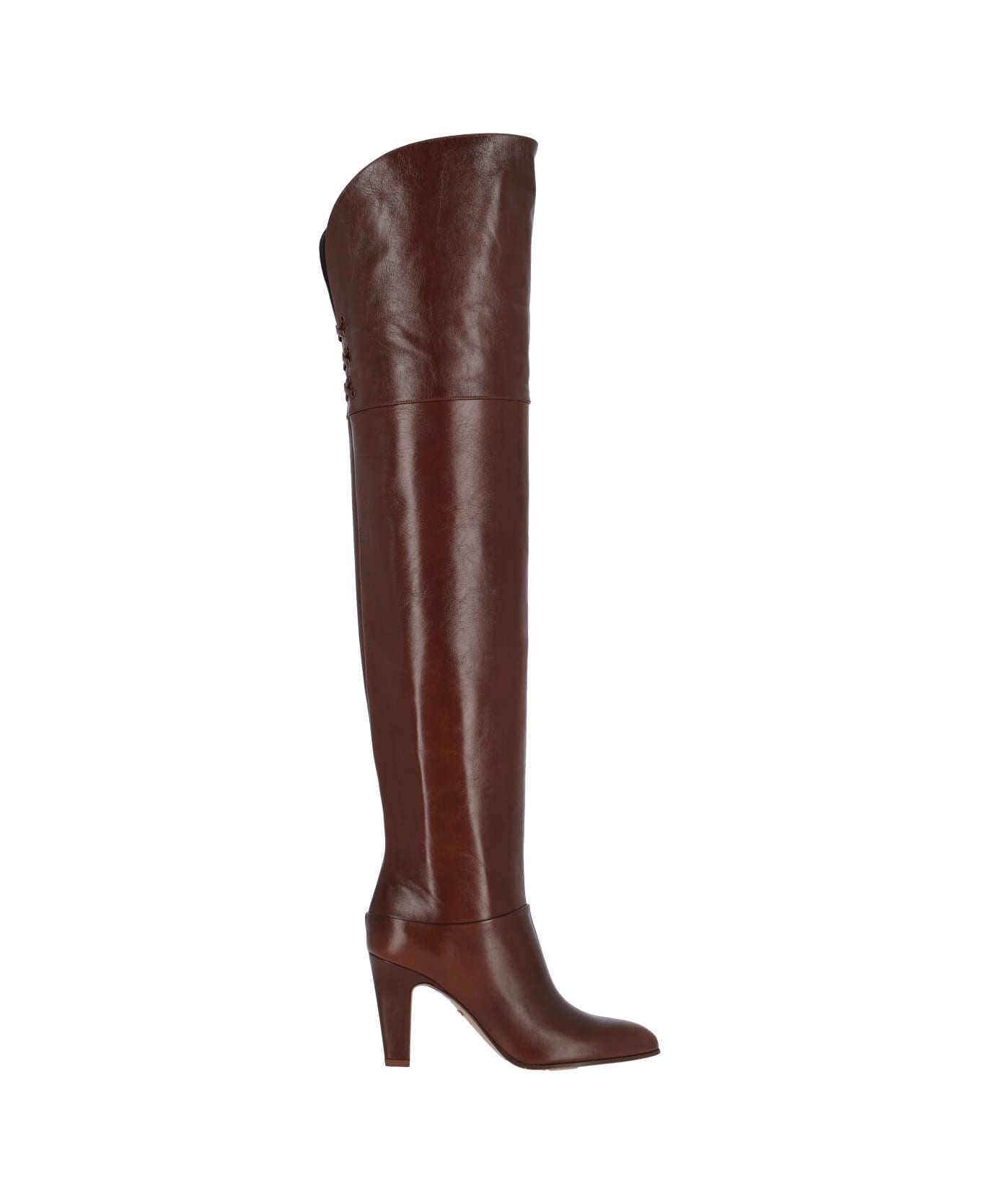 Chloé 'eve' Pump Boots - Brown