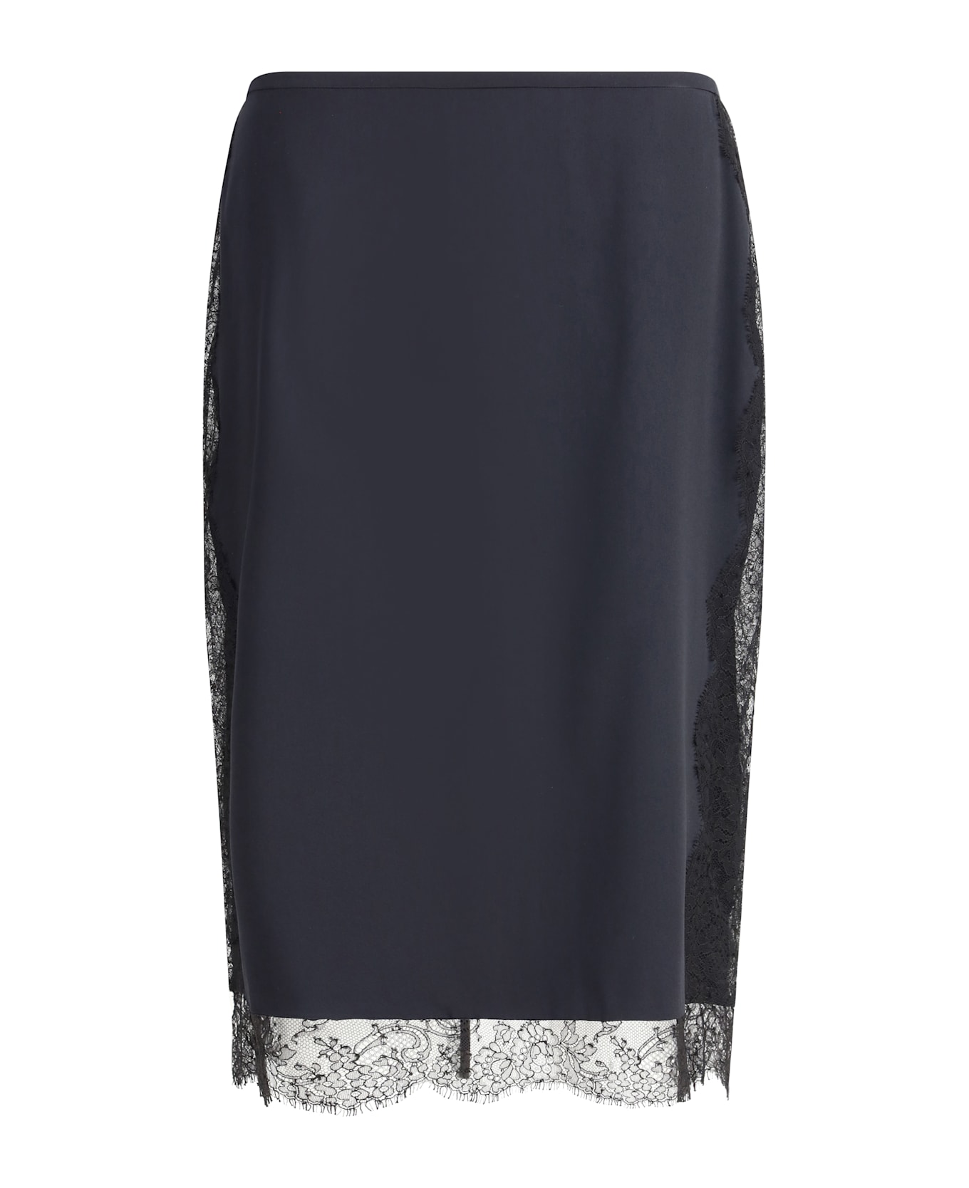 Tom Ford Satin Skirt With Lace Details