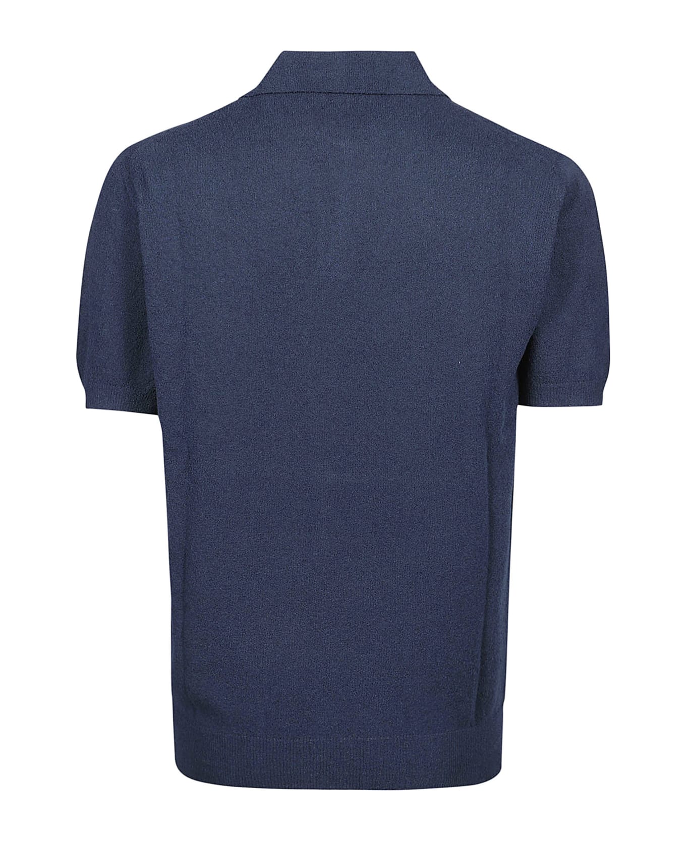 Drumohr Jhonny Short Sleeve Polo Shirt - Blu