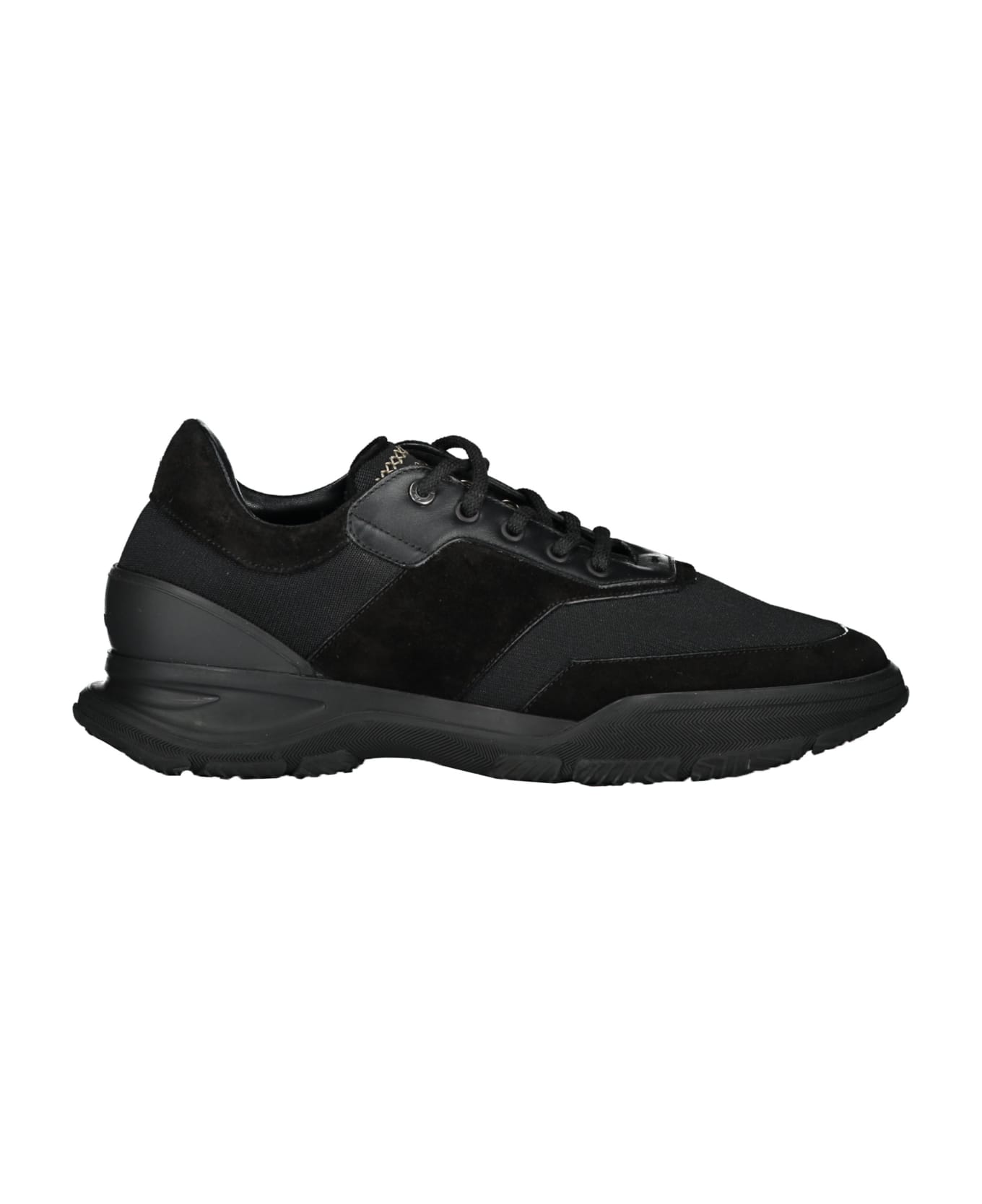 Brioni Leather Sneakers - black