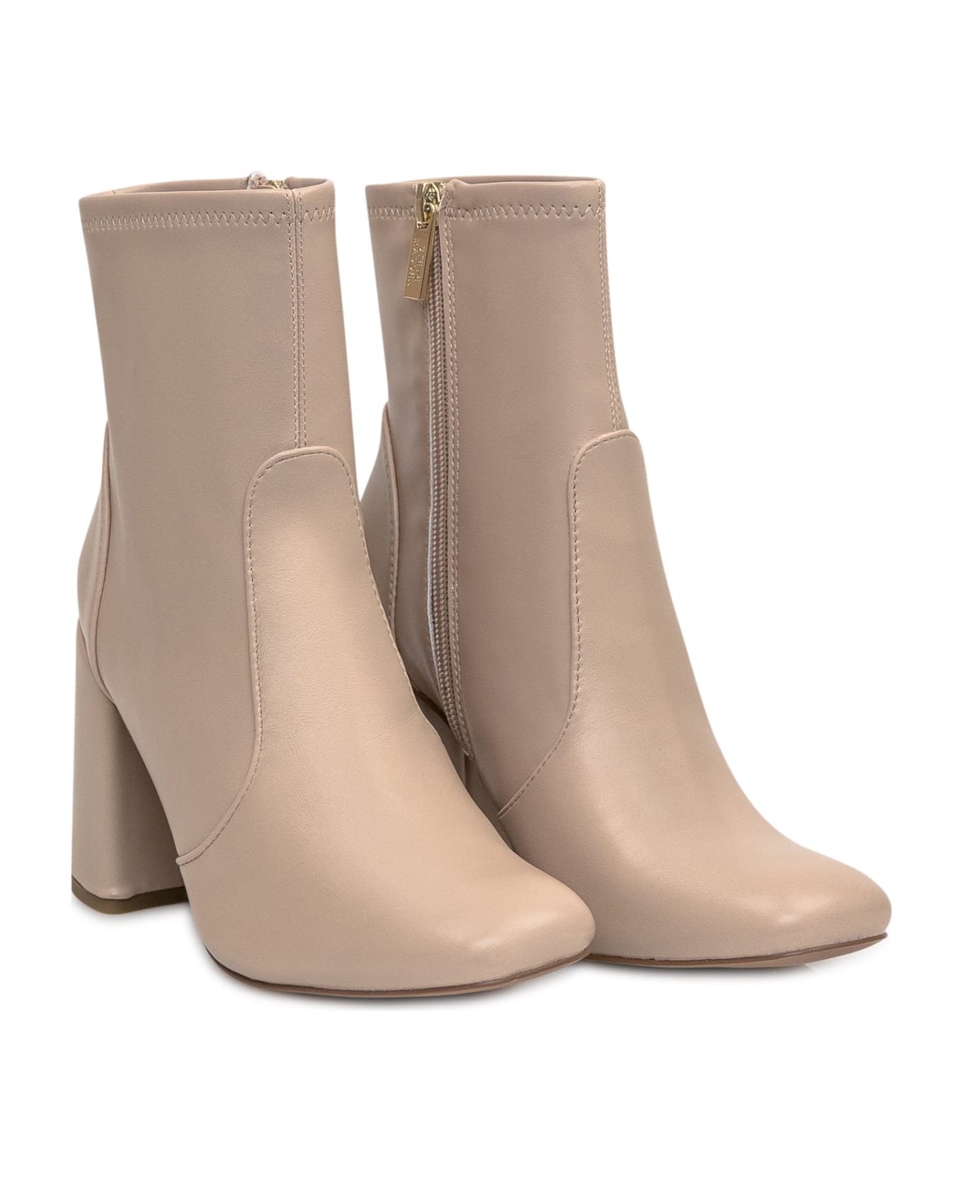 Steve Madden Boot With Heel - NATURAL