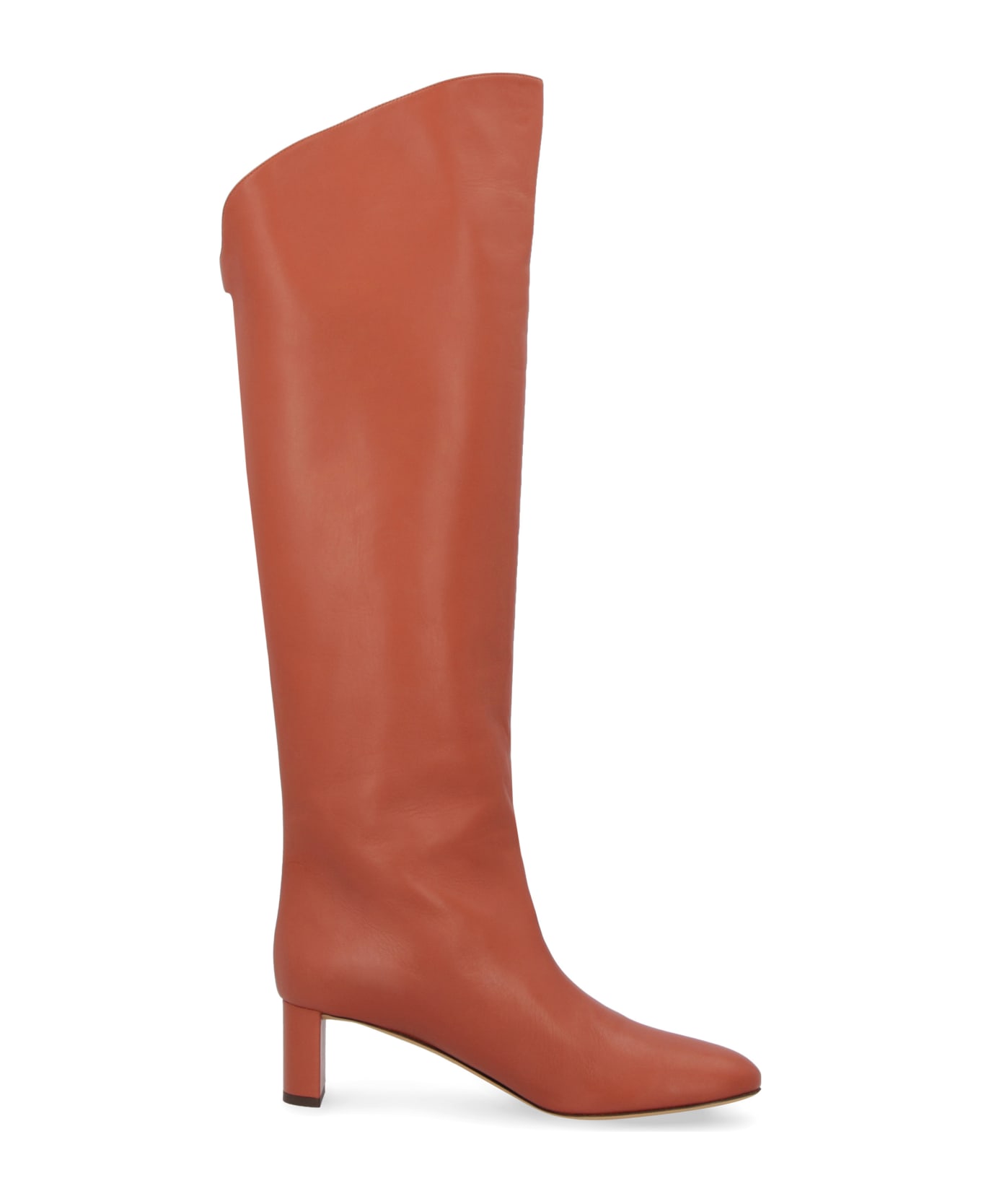 Maison Skorpios Adry Leather Boots - red
